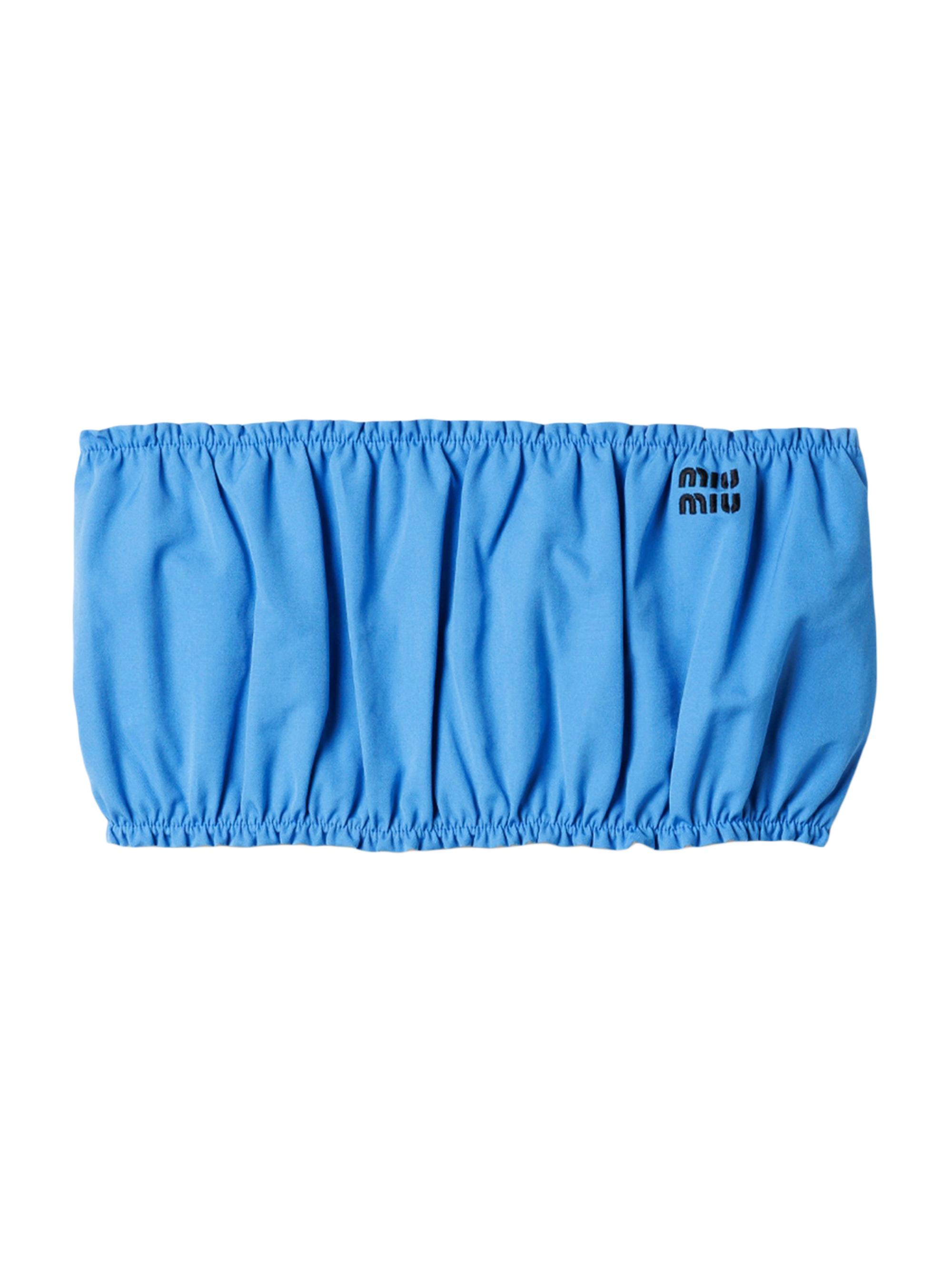 Miu Miu Women's Poplin Top - Blue