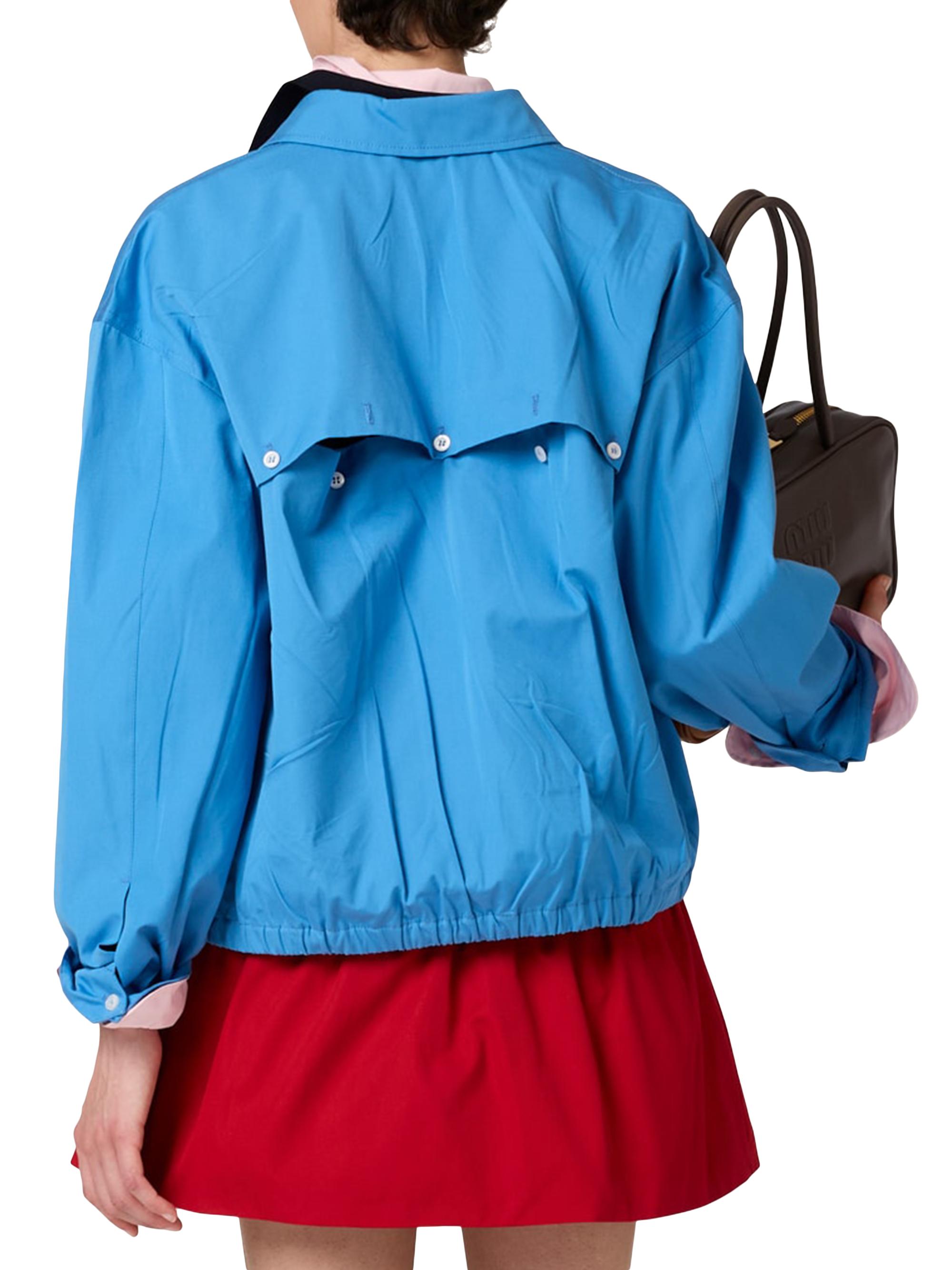 Miu Miu Poplin Blouson Jacket | Saks Fifth Avenue