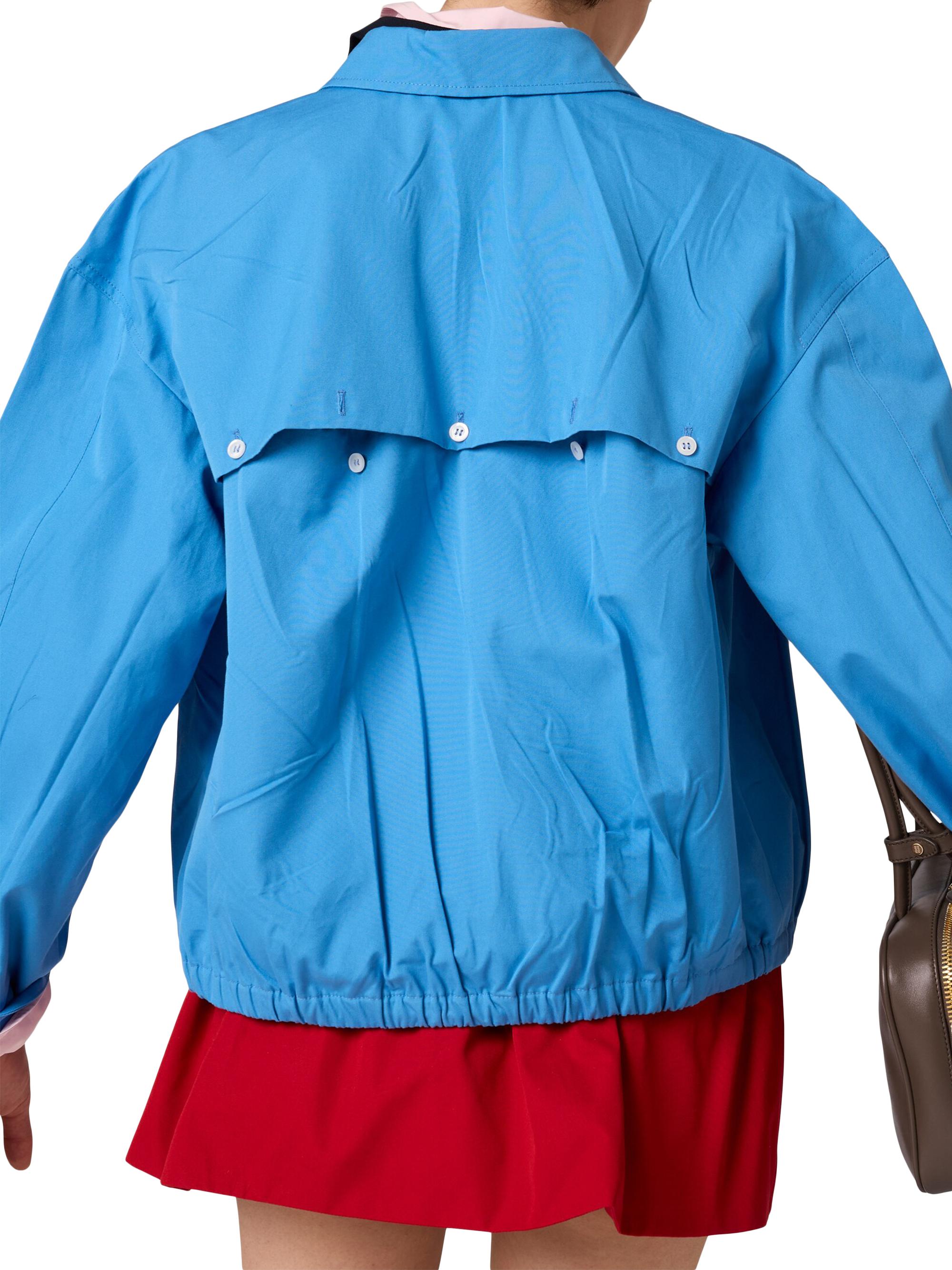 Miu Miu Poplin Blouson Jacket | Saks Fifth Avenue