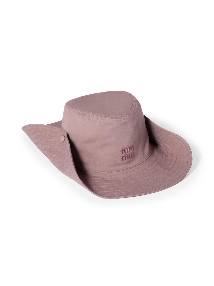 miumiu カウボーイハット Miu Miu Gabardine Cowboy Hat | Saks Fifth Avenue