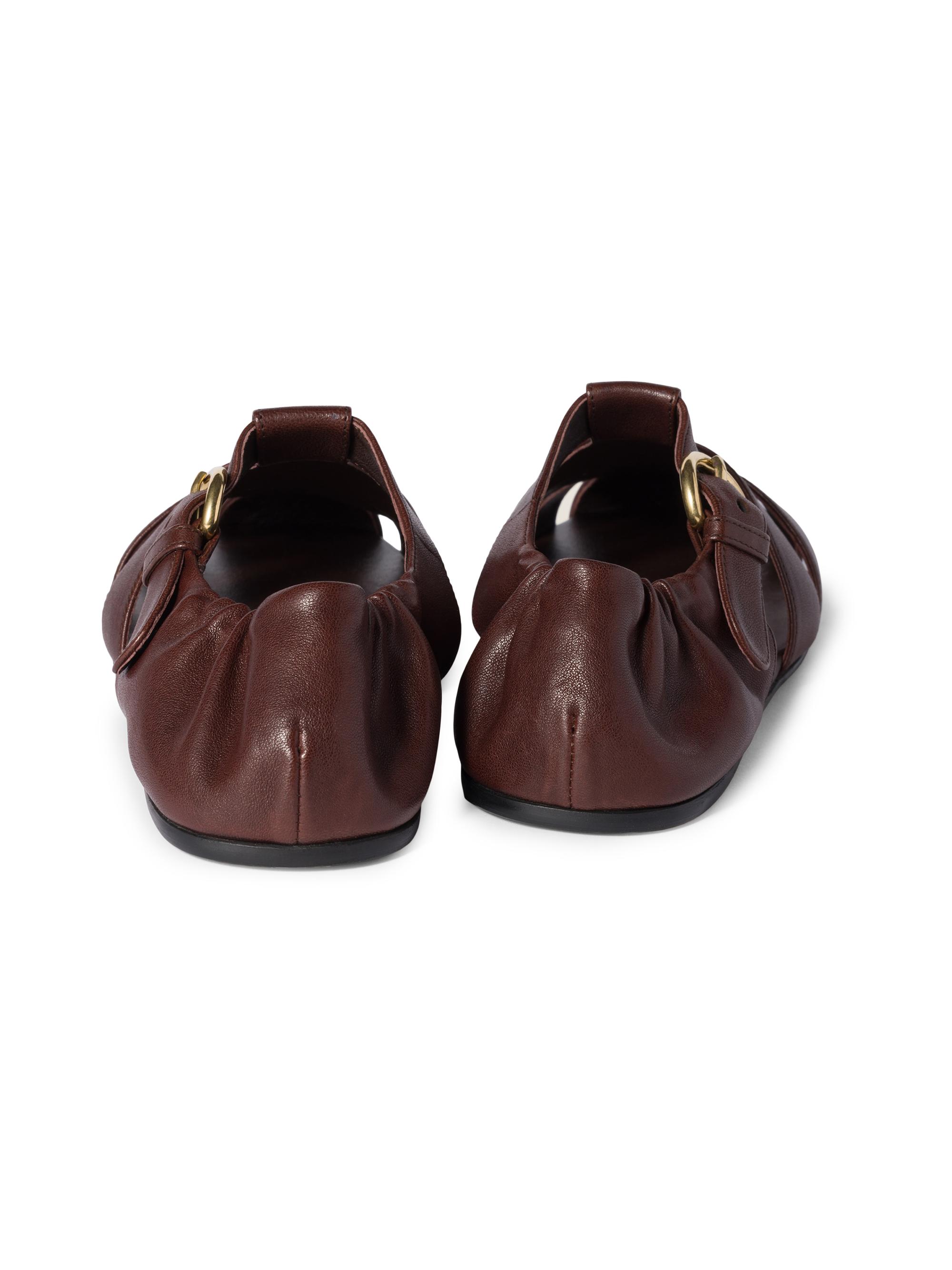 Miu Miu Ruches Nappa Leather Fisherman Sandals | Saks Fifth Avenue