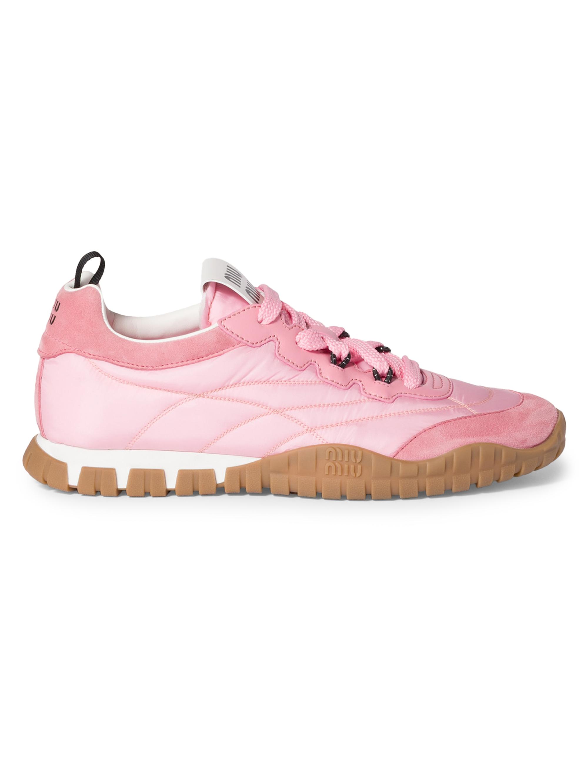 Miu Miu Women's Tyre Low-Top Sneakers - Pink