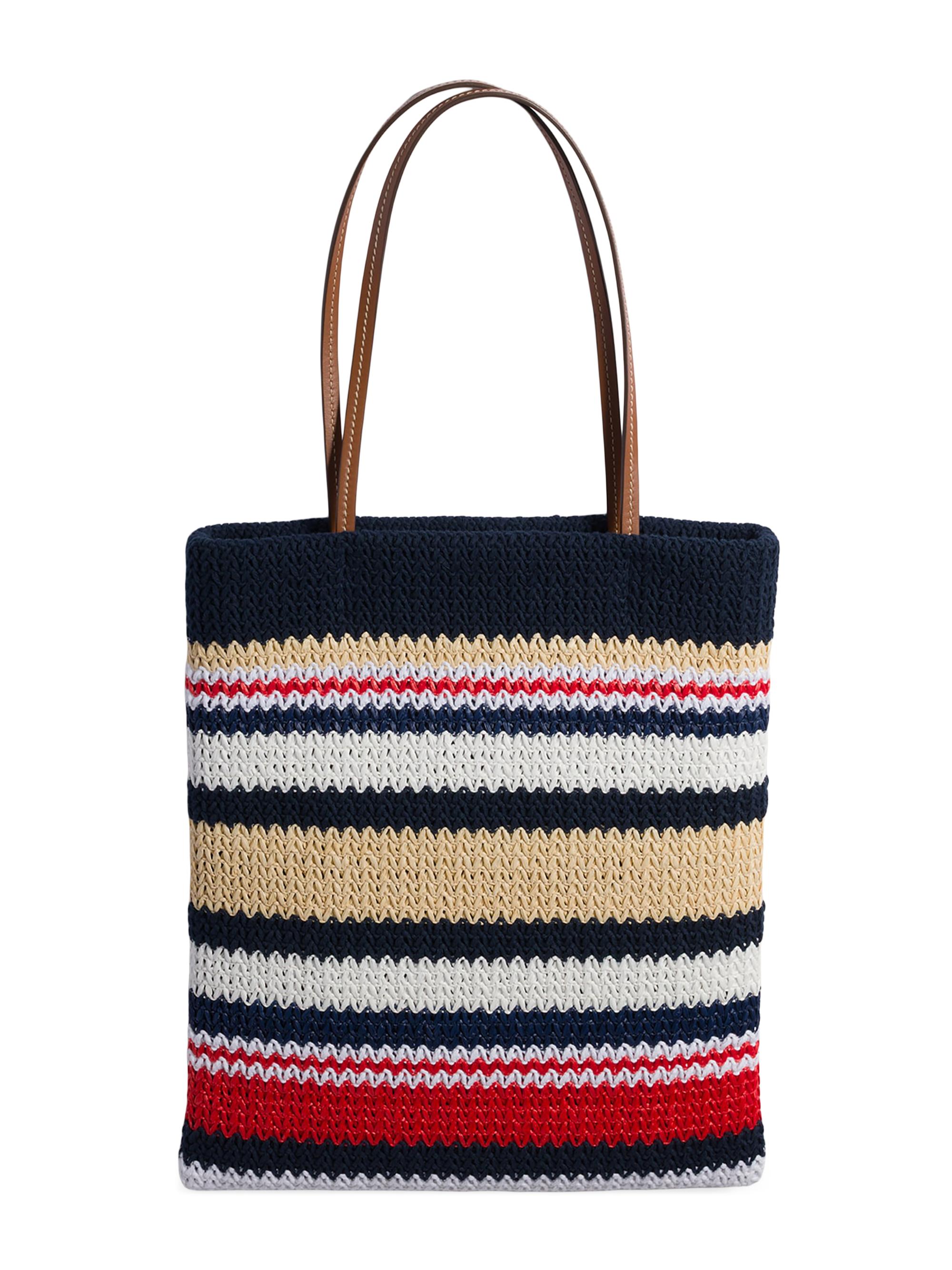 Miu Miu Raffia-Effect Woven Tote Bag | Saks Fifth Avenue