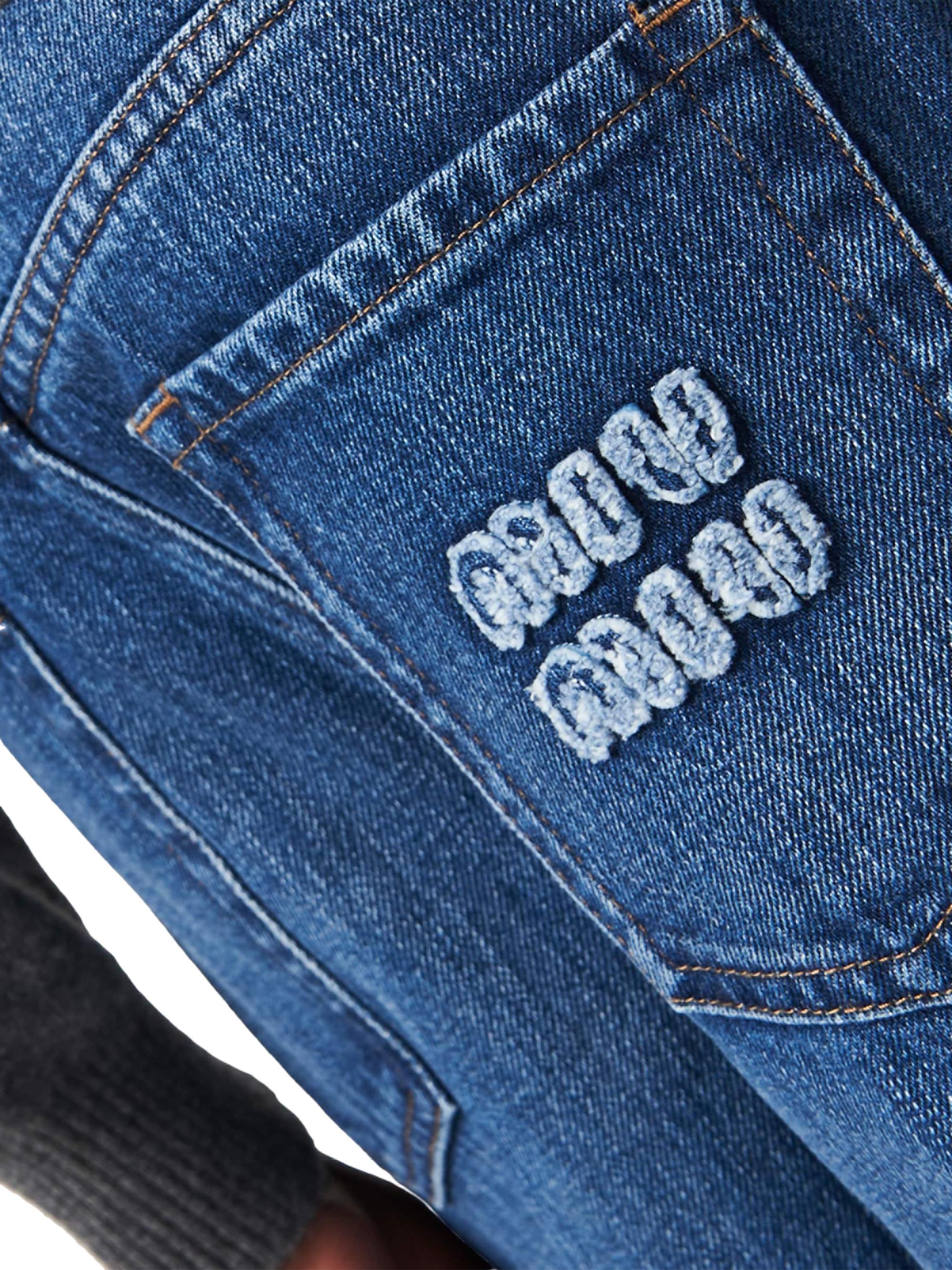 mois様 Miu Miu Five-Pocket Denim Jeans | Saks Fifth Avenue