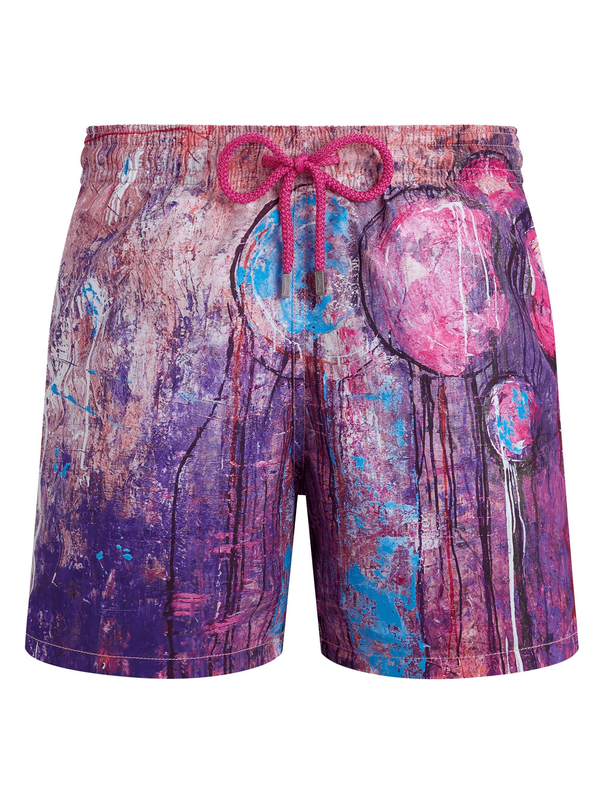 Vilebrequin Men's Dripping Balloons Swim Shorts - Glycine