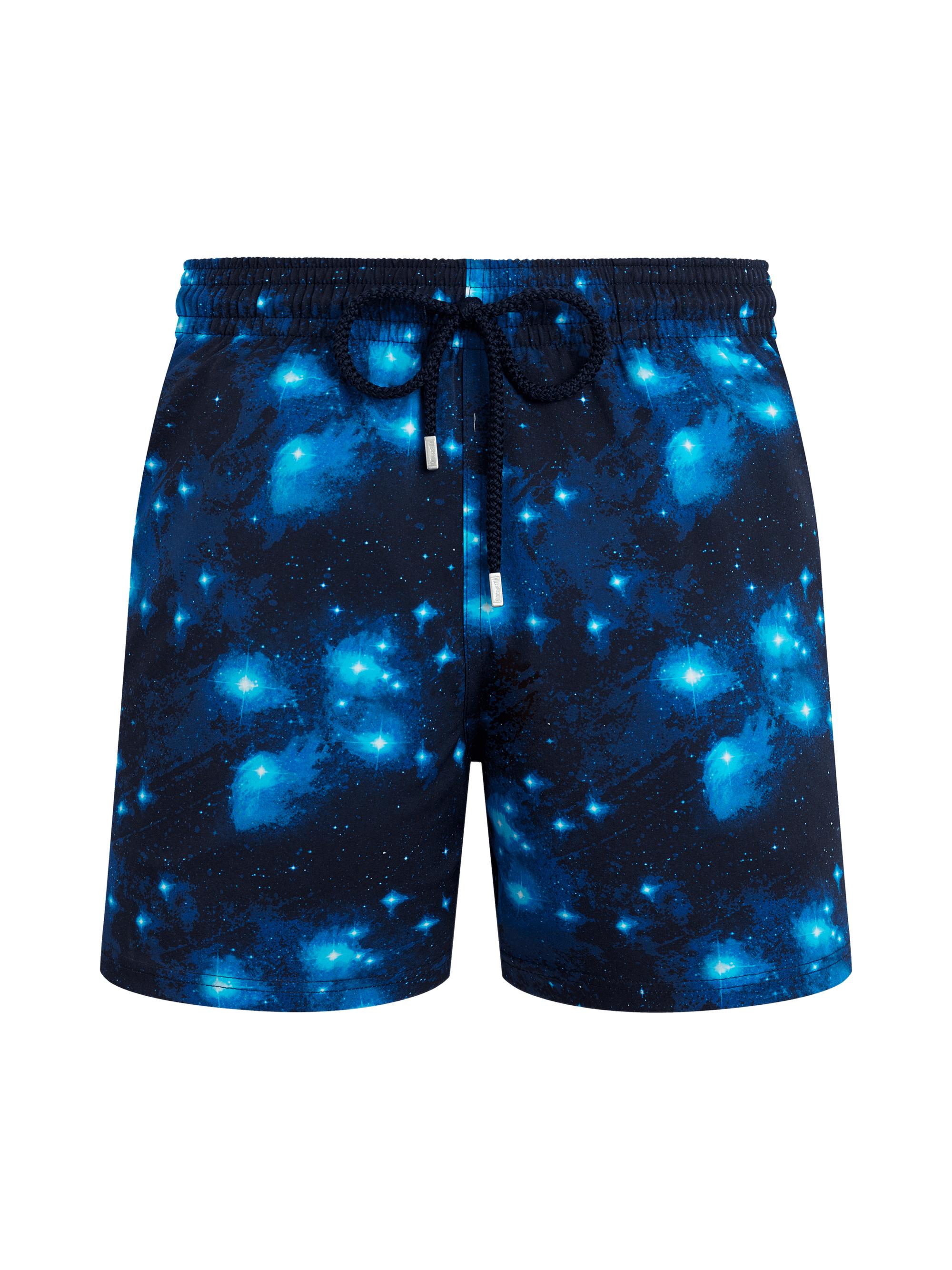 Vilebrequin Men's Pegase Stretch Swim Trunks - Bleu Marine
