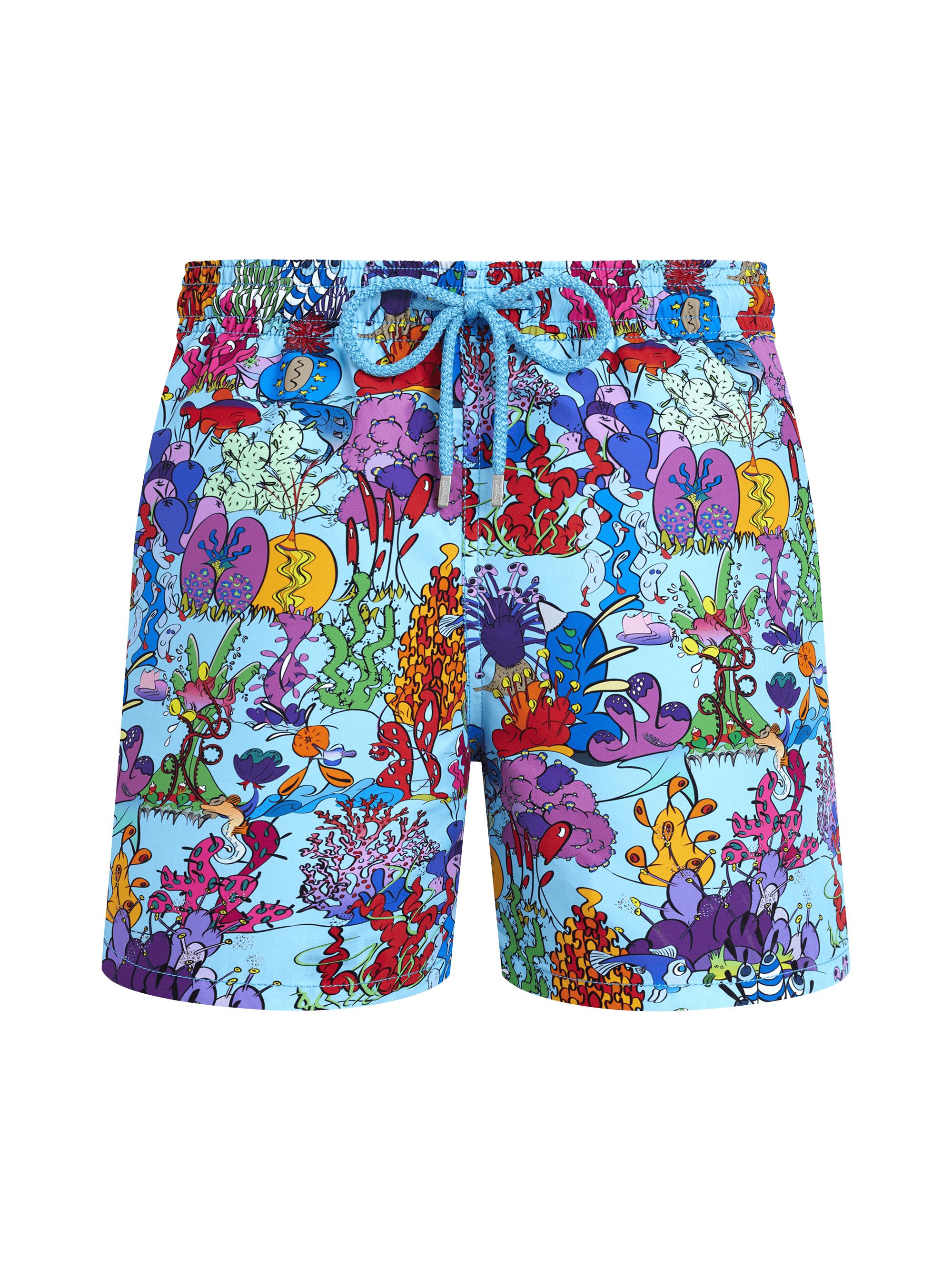Vilebrequin Men's Plantes Aquatiques Swim Shorts - Topaz Bleu
