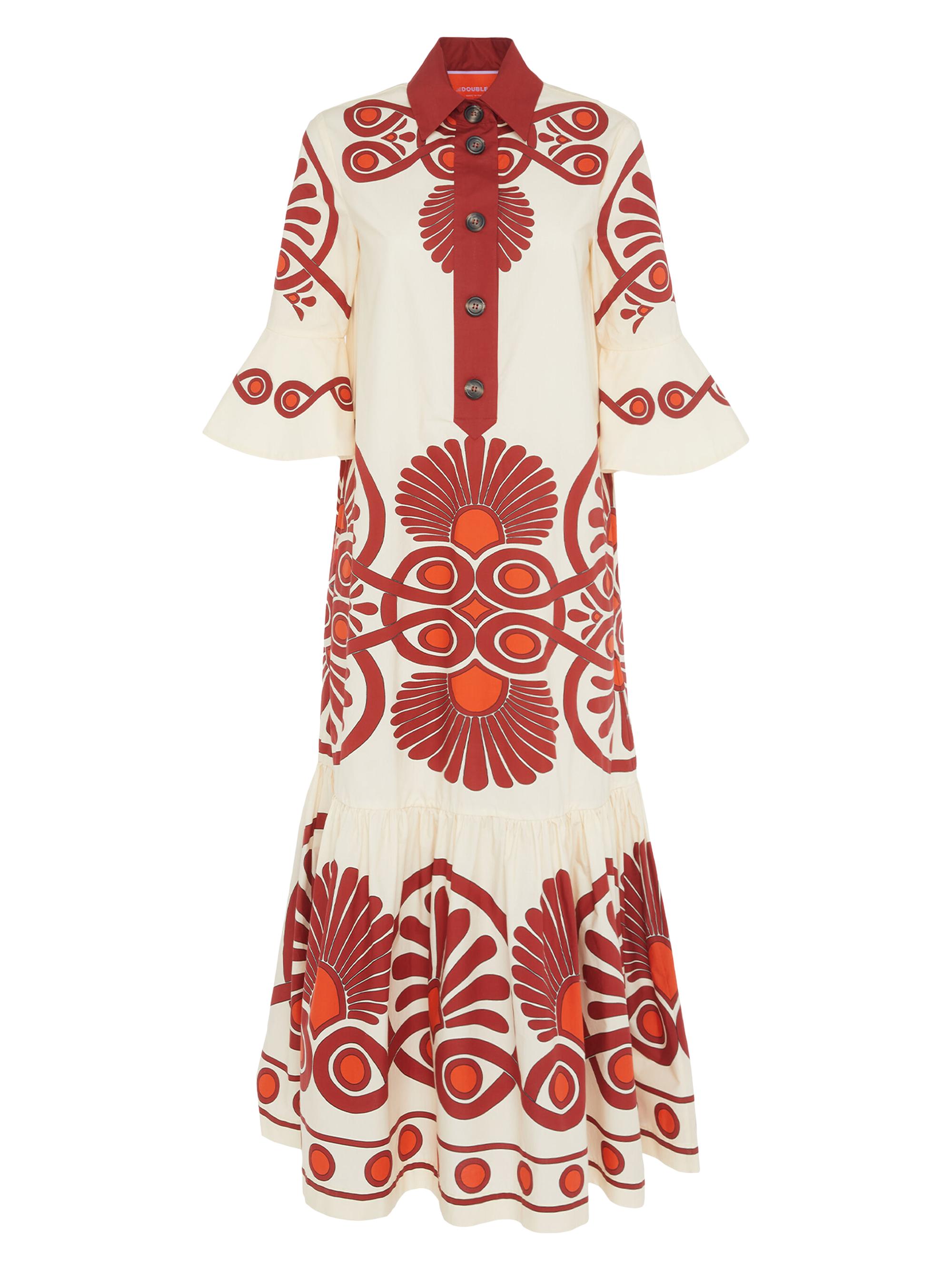 La DoubleJ Women's Artemis Dress - Medallion Cream