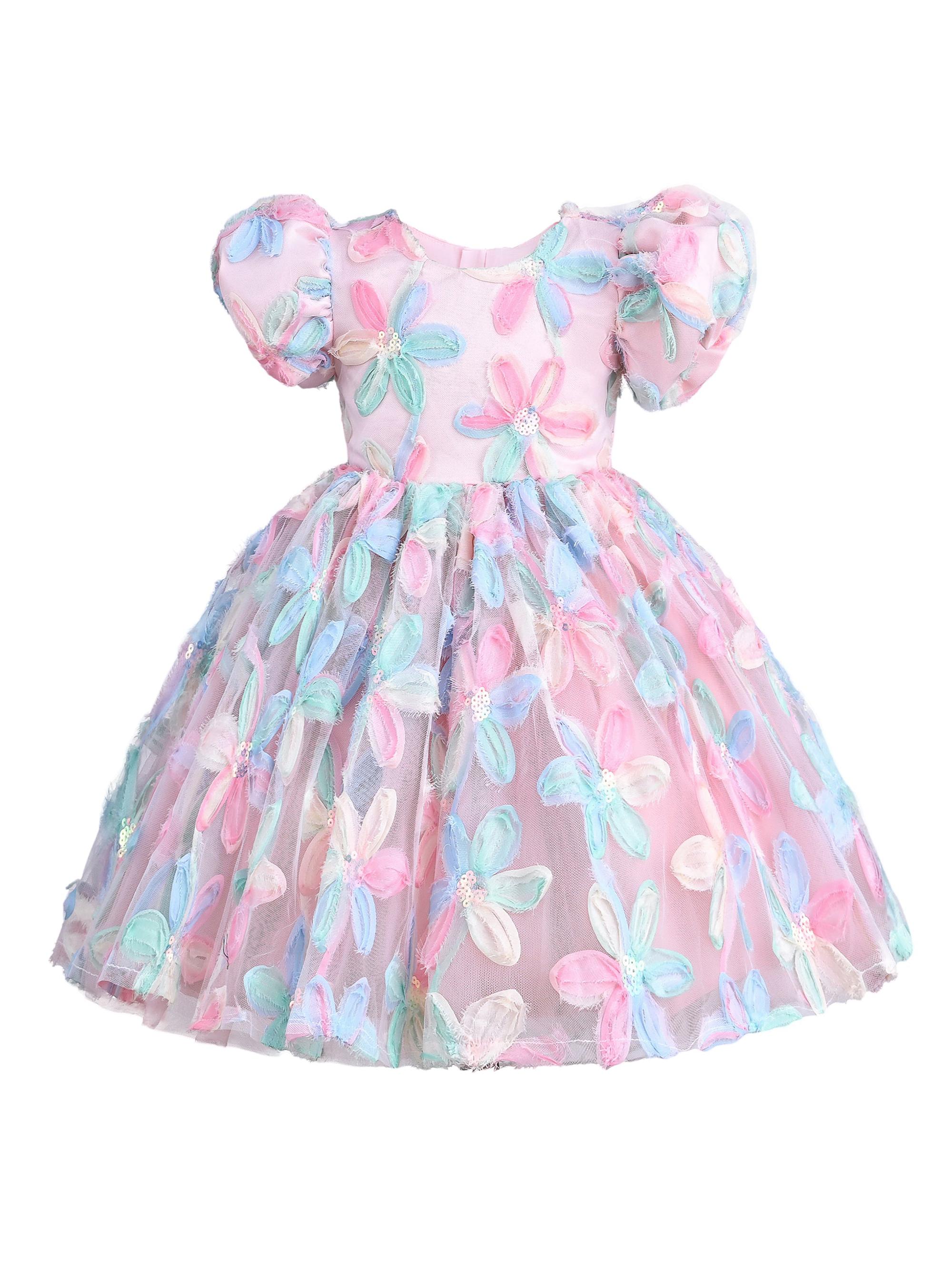 Mimi Tutu Little Girl's & Girl's Daisy Dress - Blue