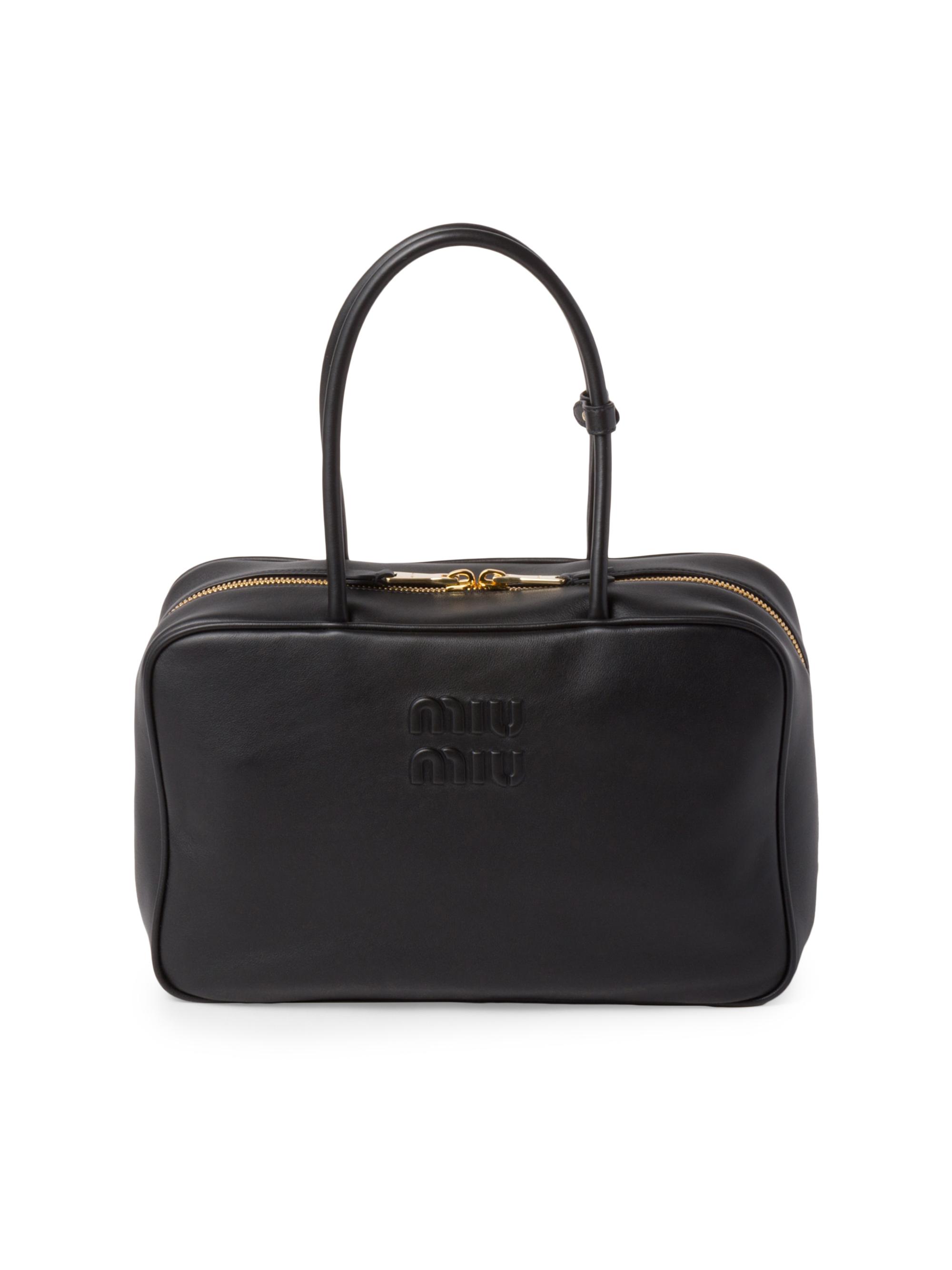 Miu Miu Aventure Suede Shoulder Bag | Saks Fifth Avenue