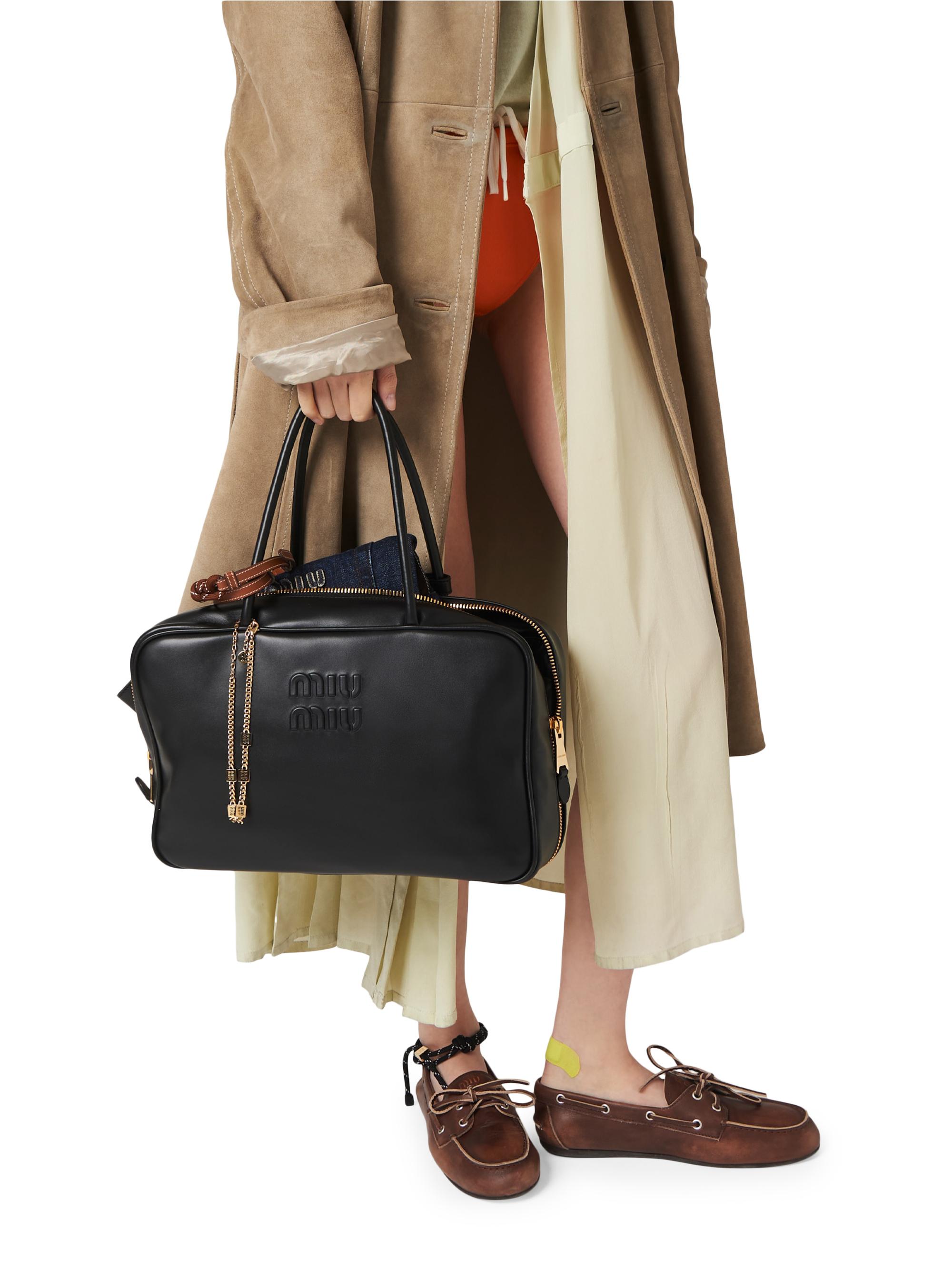 Miu Miu Leather Beau Shoulder Bag | Saks Fifth Avenue