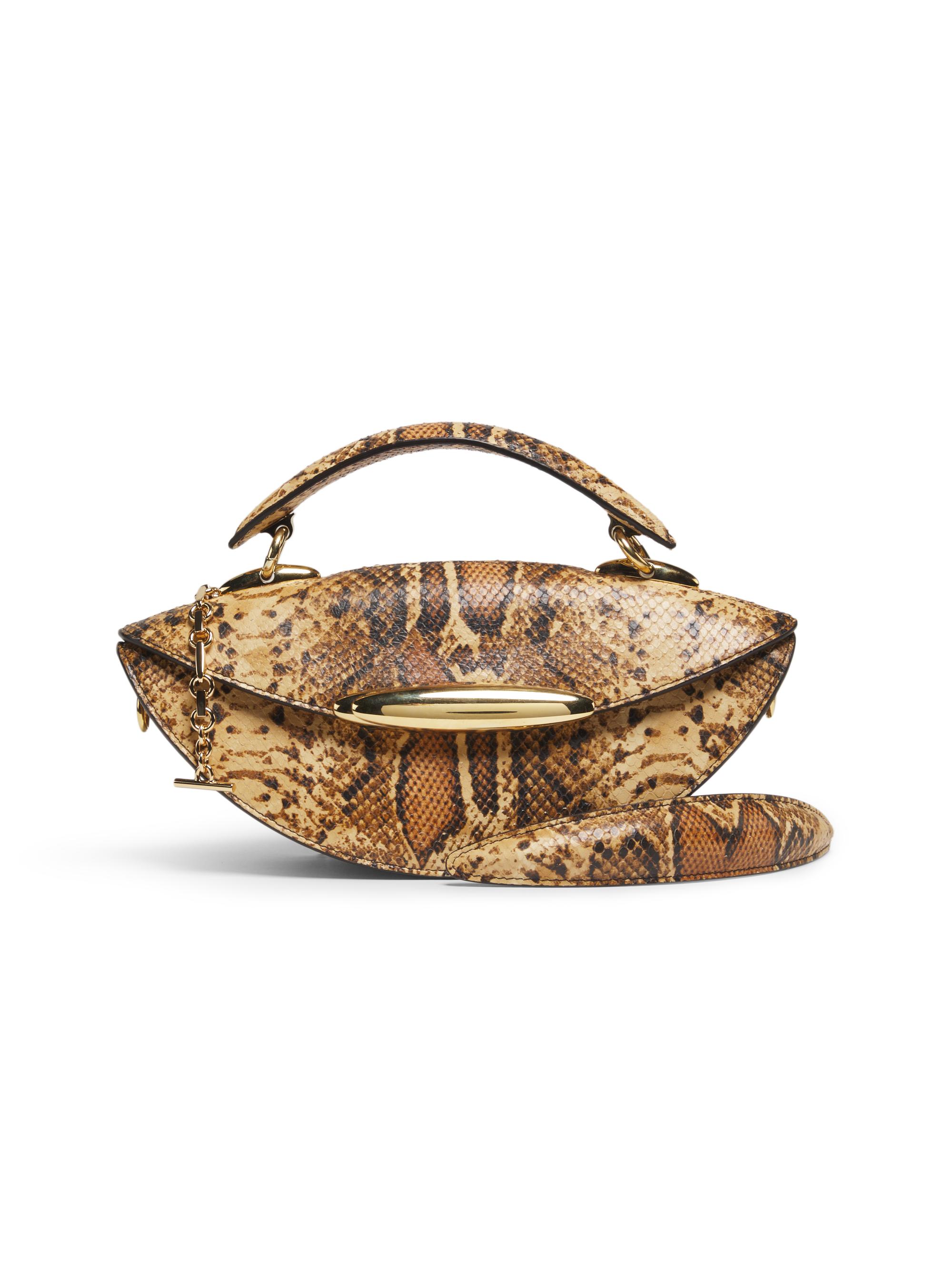 Zimmermann Women's Wavelength Embossed Leather Top Handle Bag - Toffee