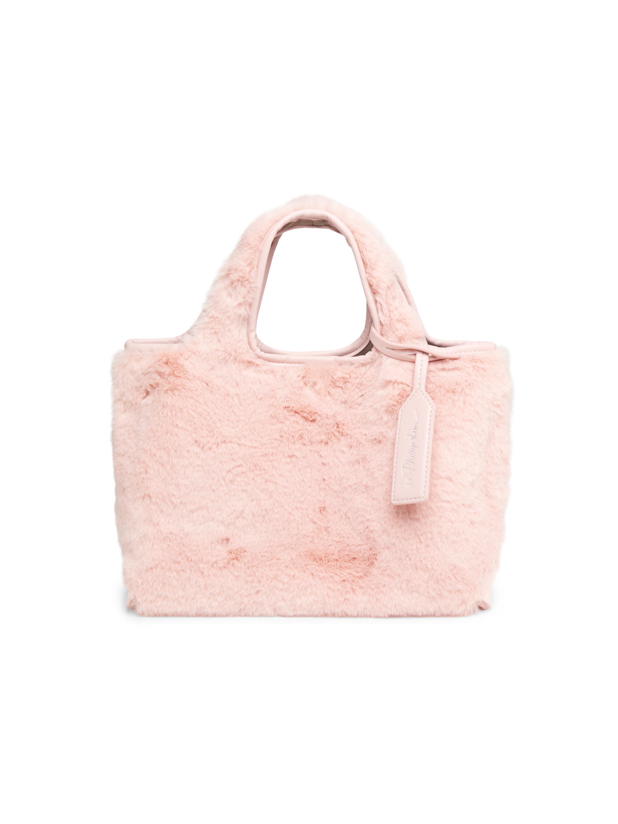 3.1 Phillip Lim Women's Mini Faux Fur Market Tote Bag - Blush