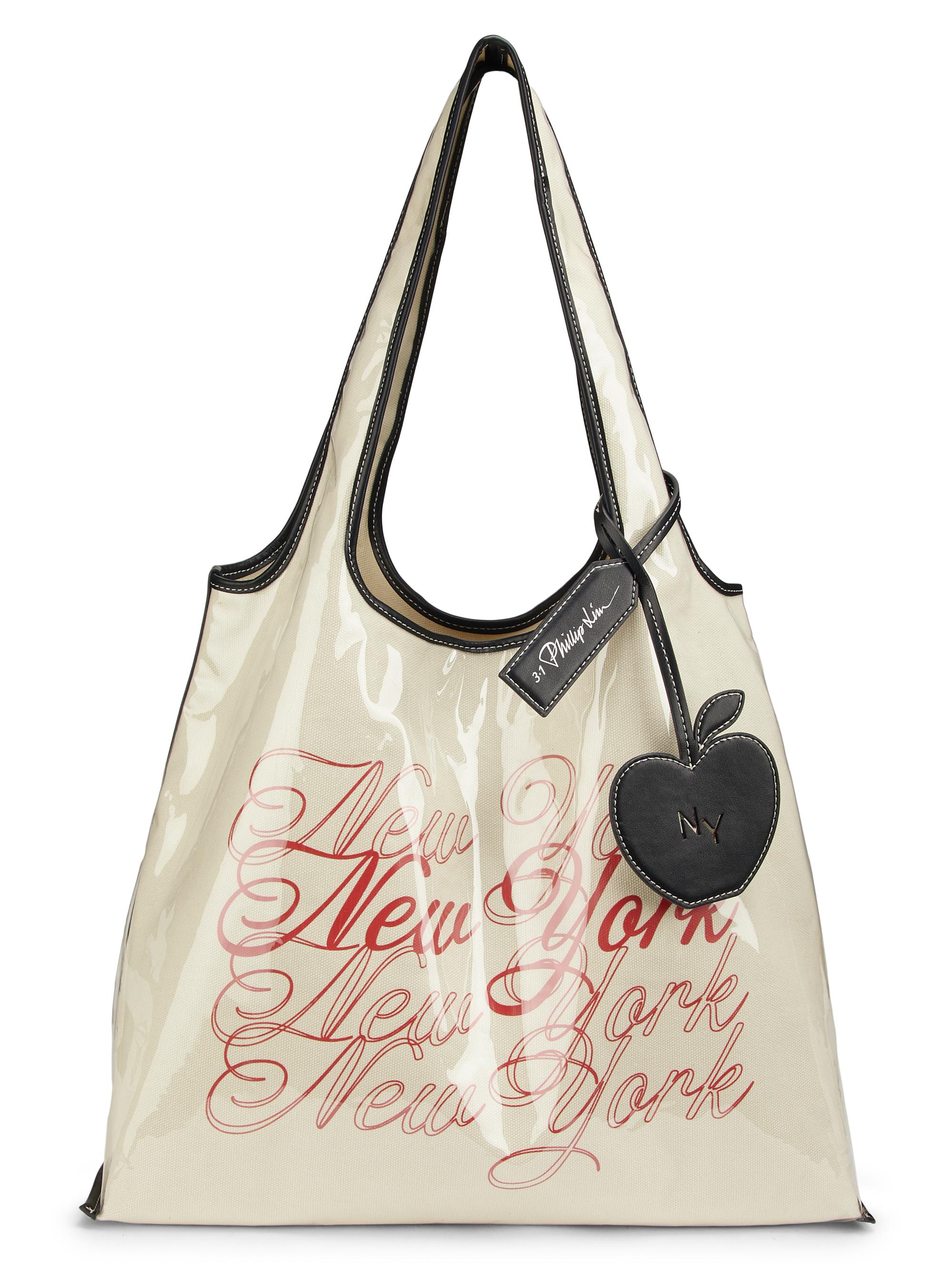 3.1 Phillip Lim Women's We Are NY Graphic Market Tote Bag - Ecru