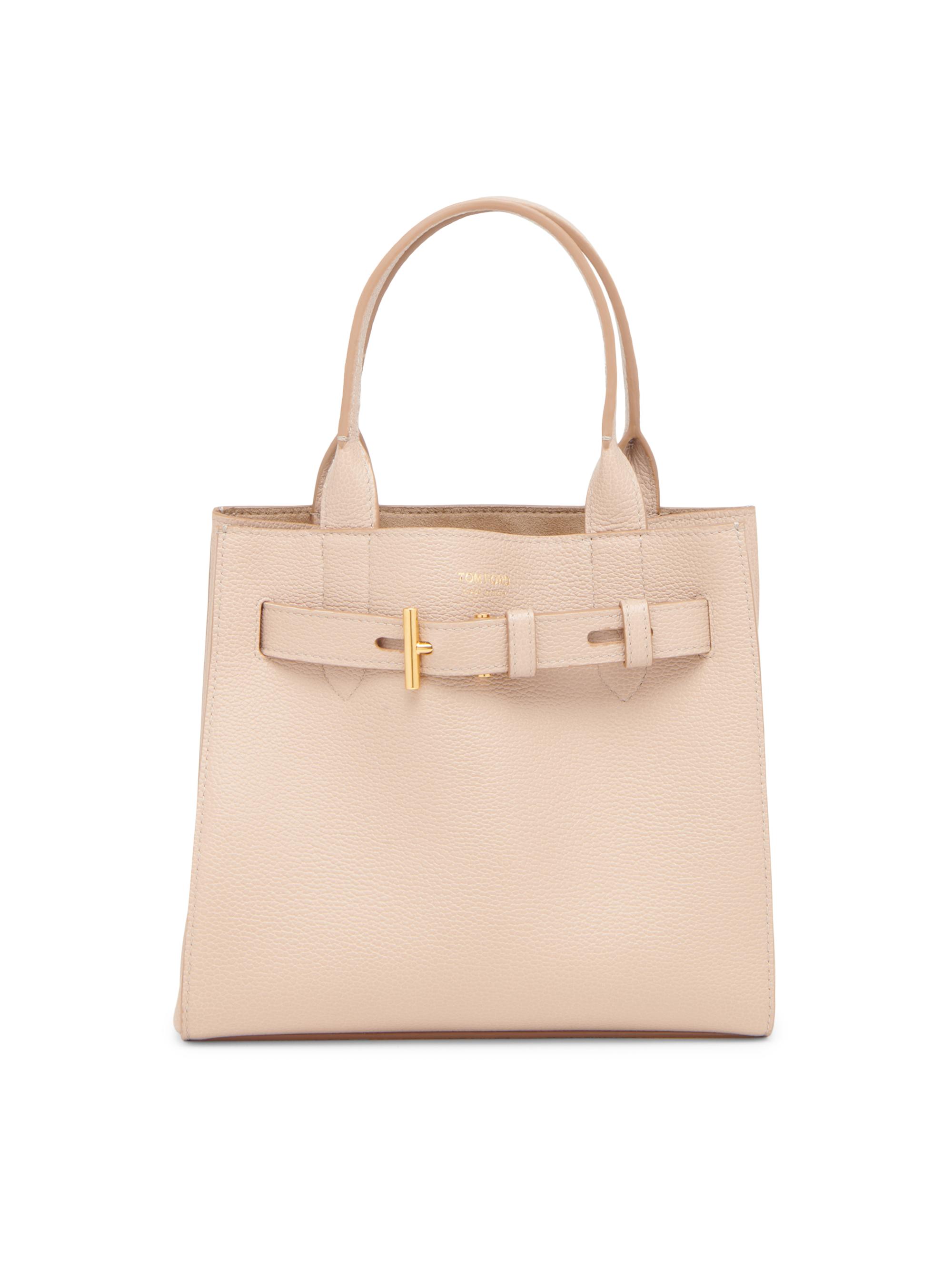TOM FORD Women's Audrey  Leather Top Handle Bag - Light Beige