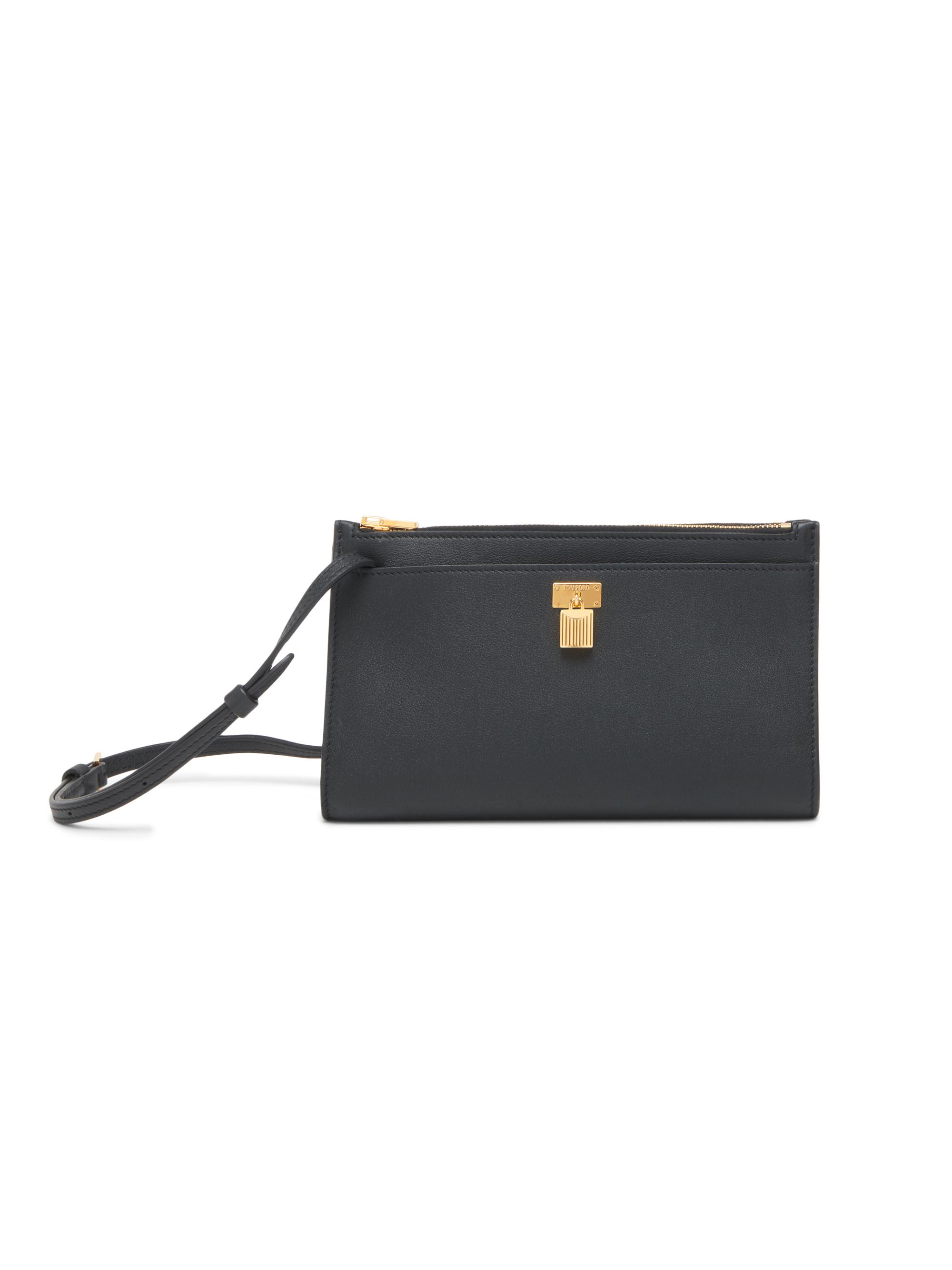 TOM FORD Women's Padlock Mini Leather Shoulder Bag - Black