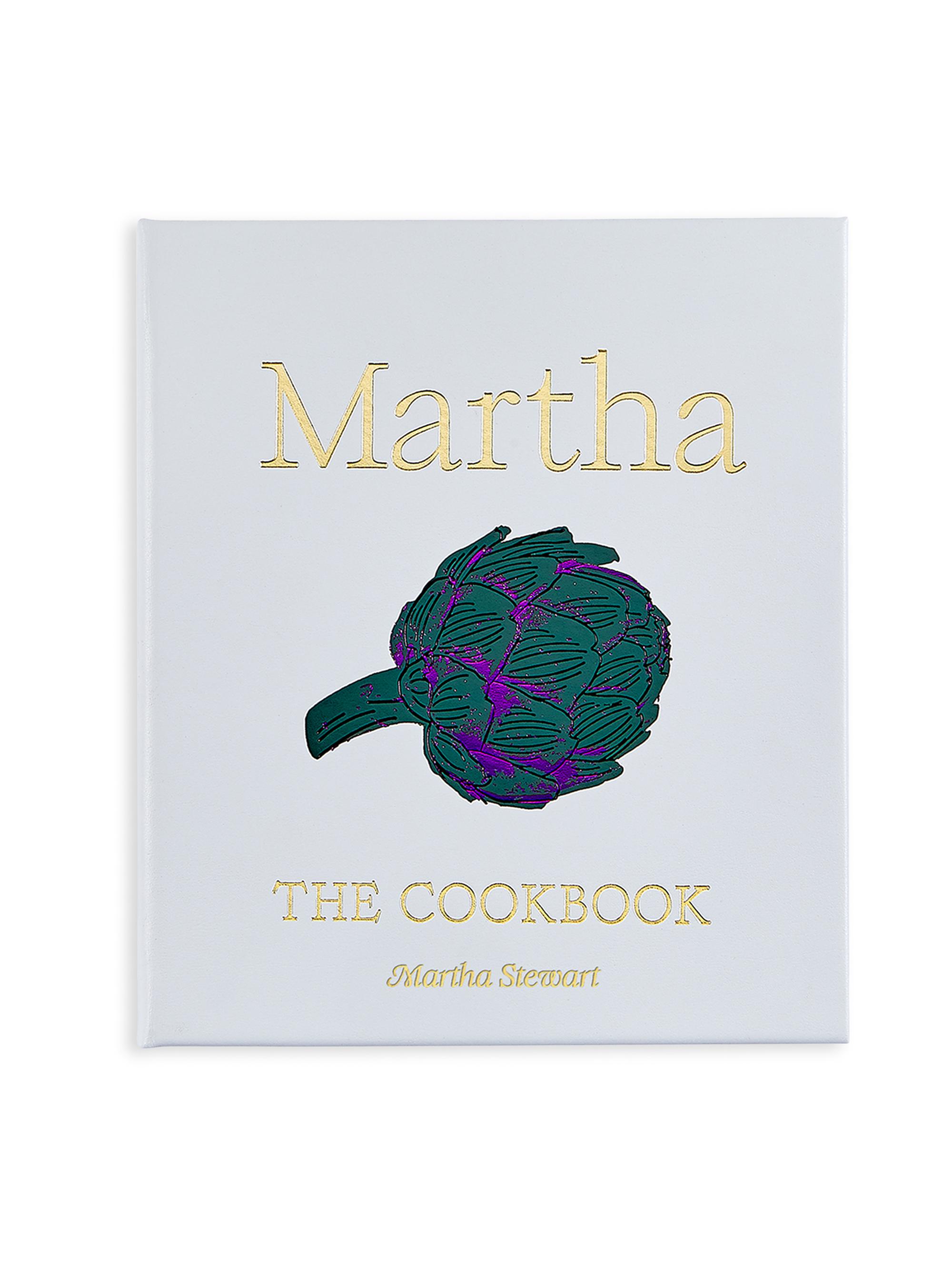 Graphic Image Martha: The Cookbook by Martha Stewart Leather Bound Edition - White