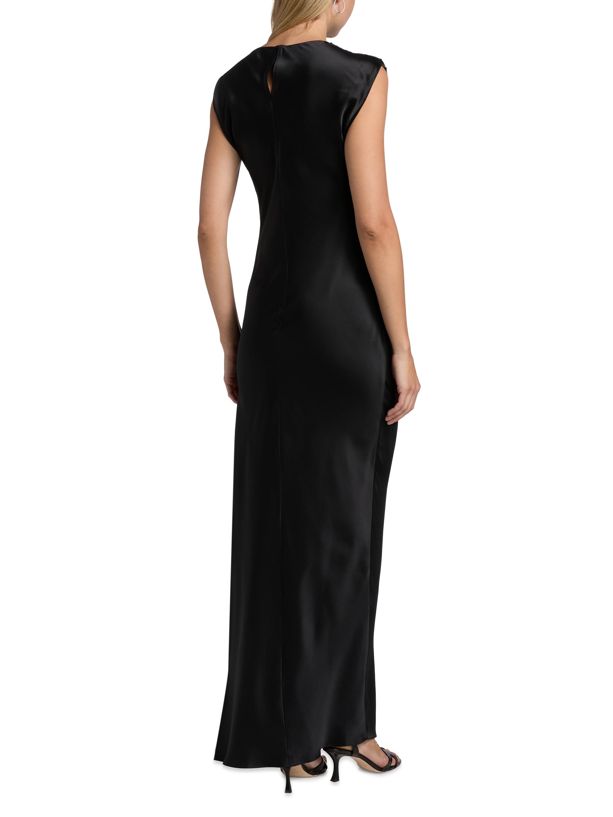 Amanda Uprichard Biella Ruched Silk Maxi Dress | Saks Fifth Avenue