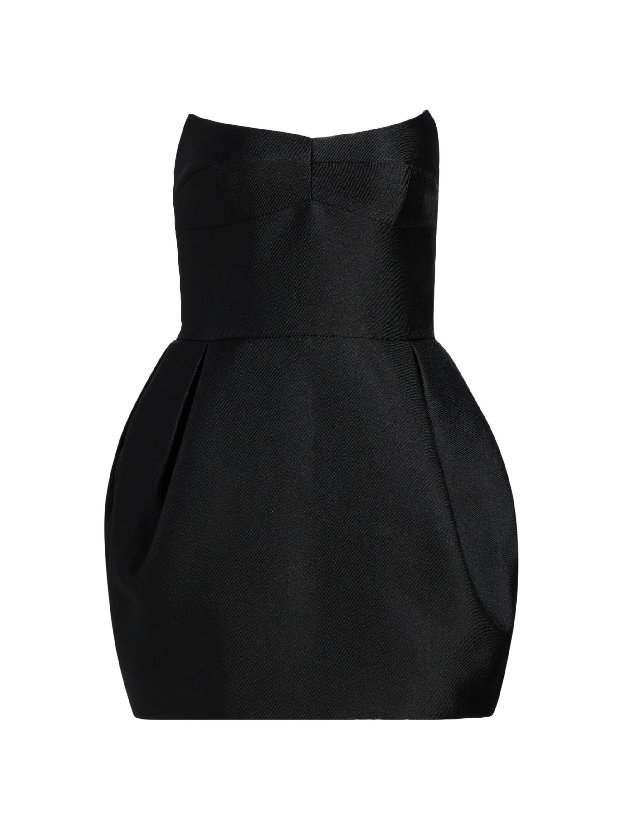 Amanda Uprichard Women's Bowery Tulip Minidress - Black