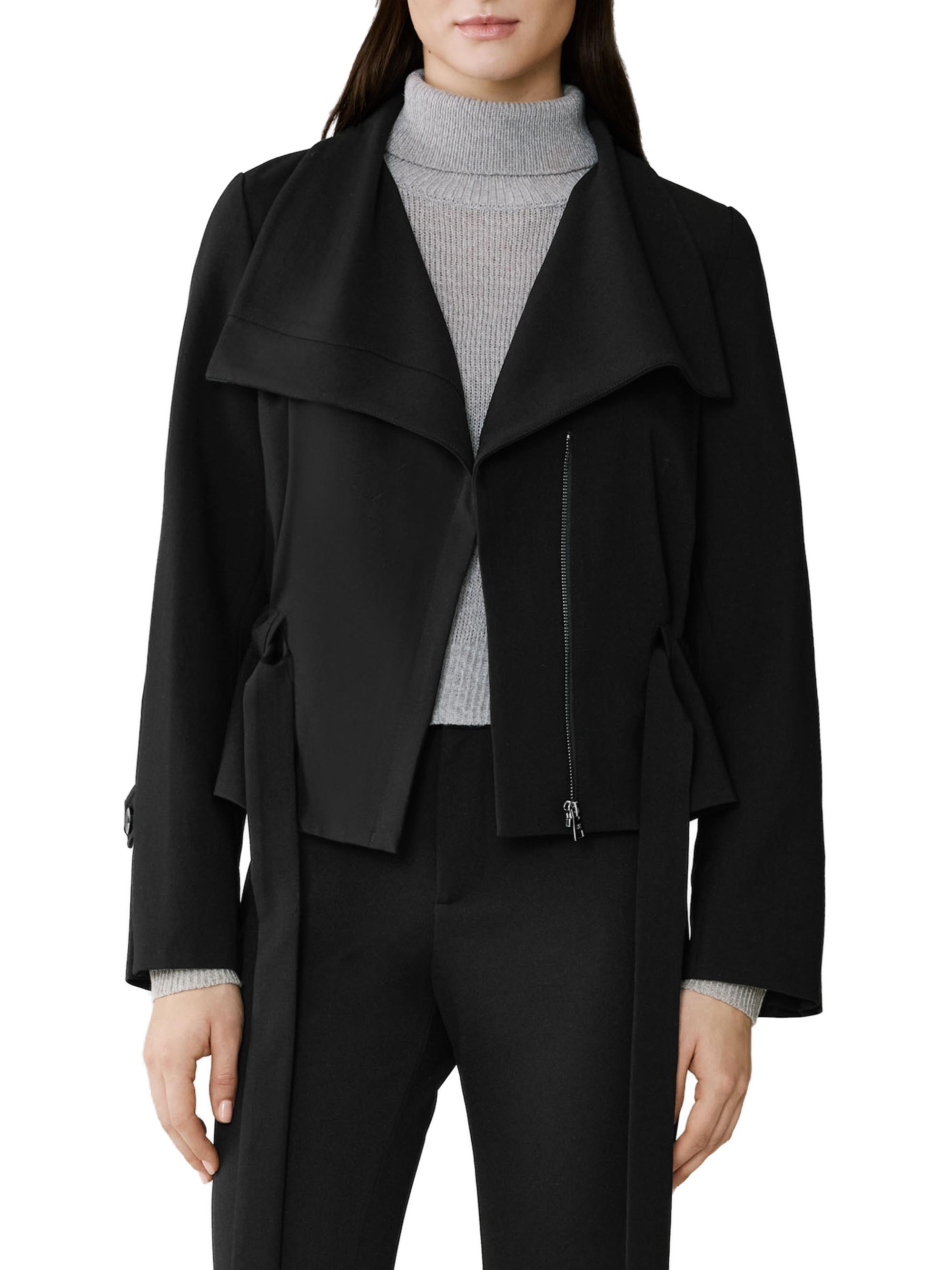 Soia & Kyo Women's Emory Relaxed-Fit Belted Jacket - Black