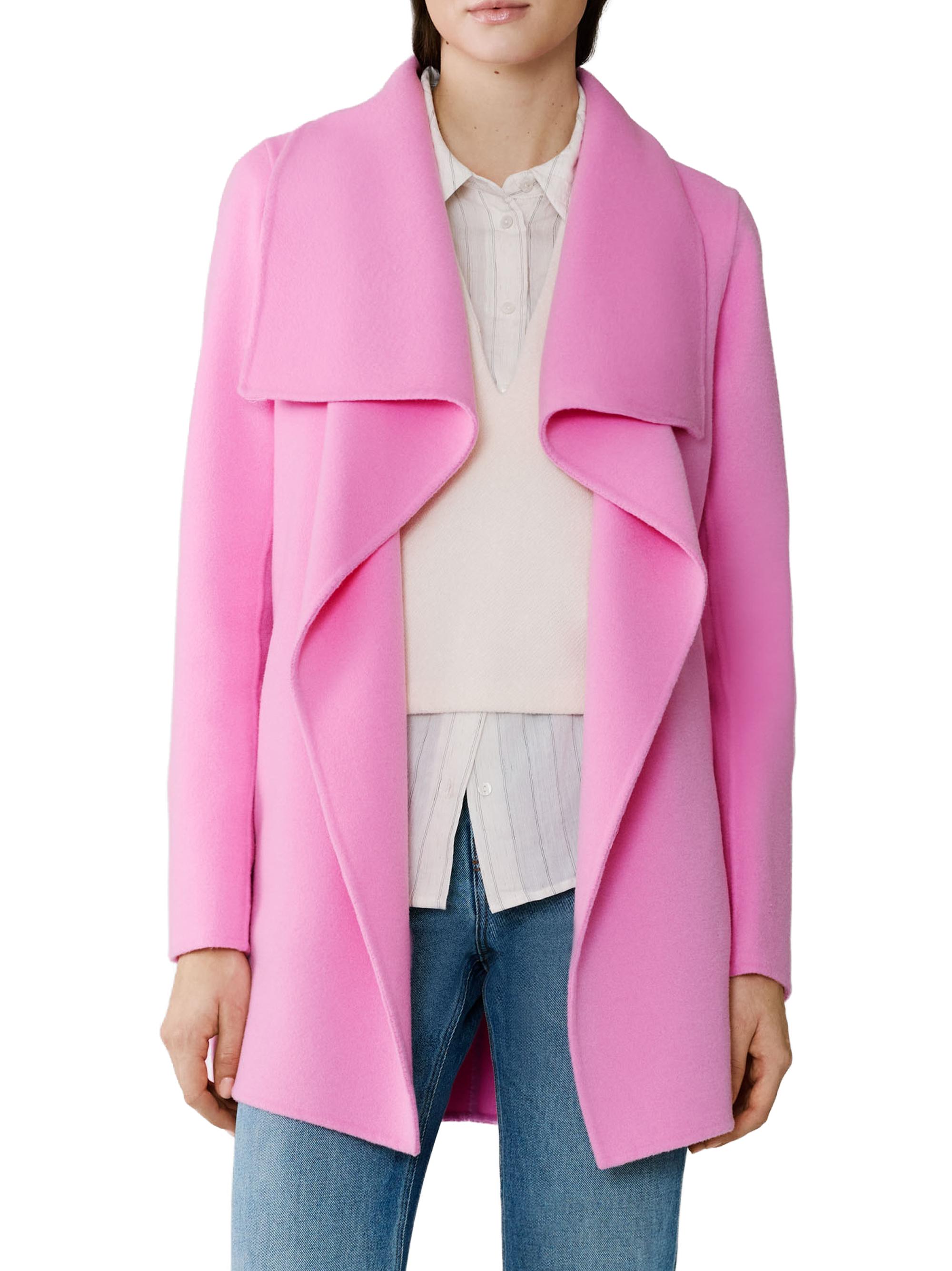 Soia & Kyo Bridgette Relaxed-Fit Wool-Blend Wrap Coat | Saks Fifth