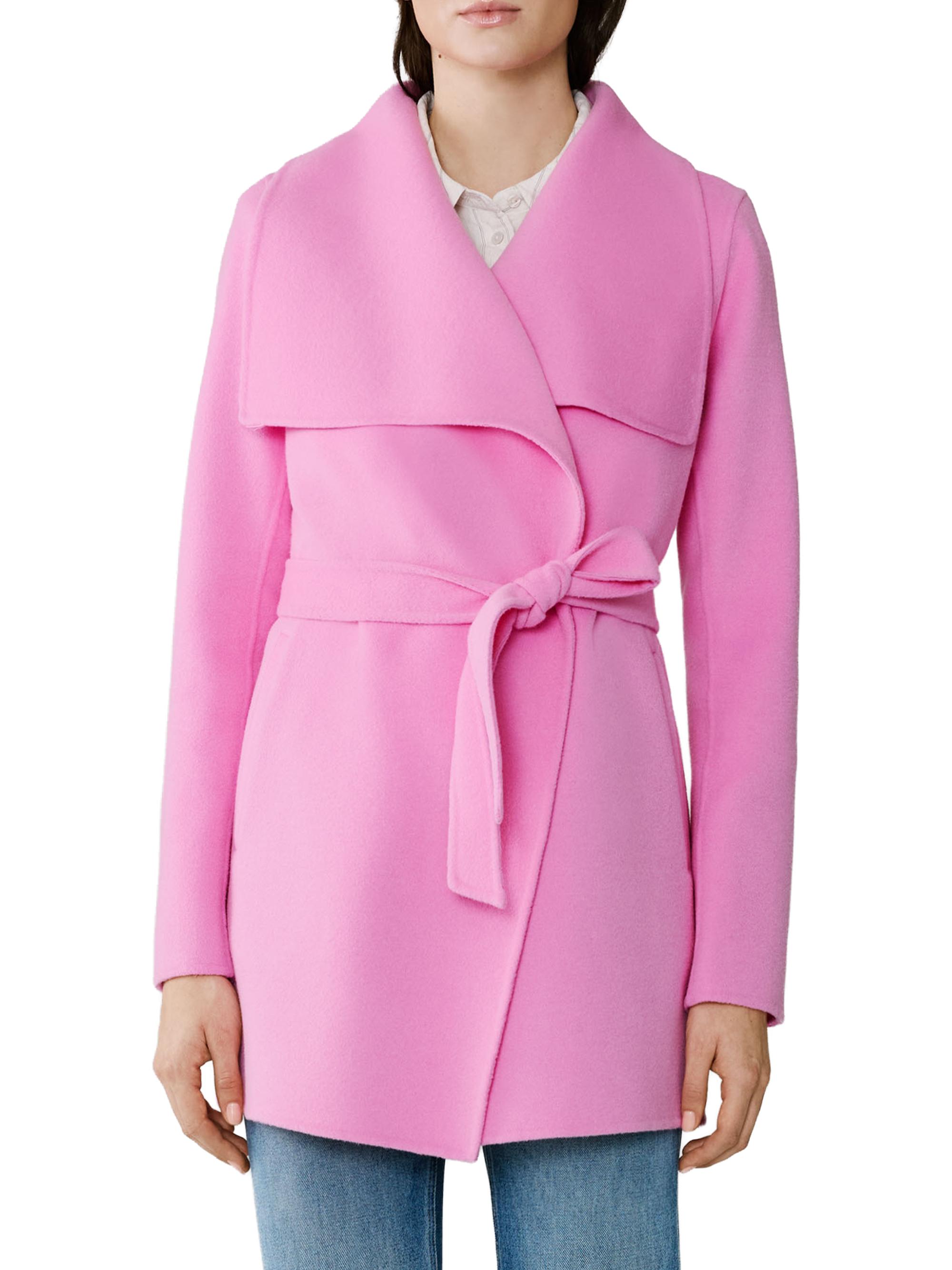 Soia & Kyo Bridgette Relaxed-Fit Wool-Blend Wrap Coat | Saks Fifth