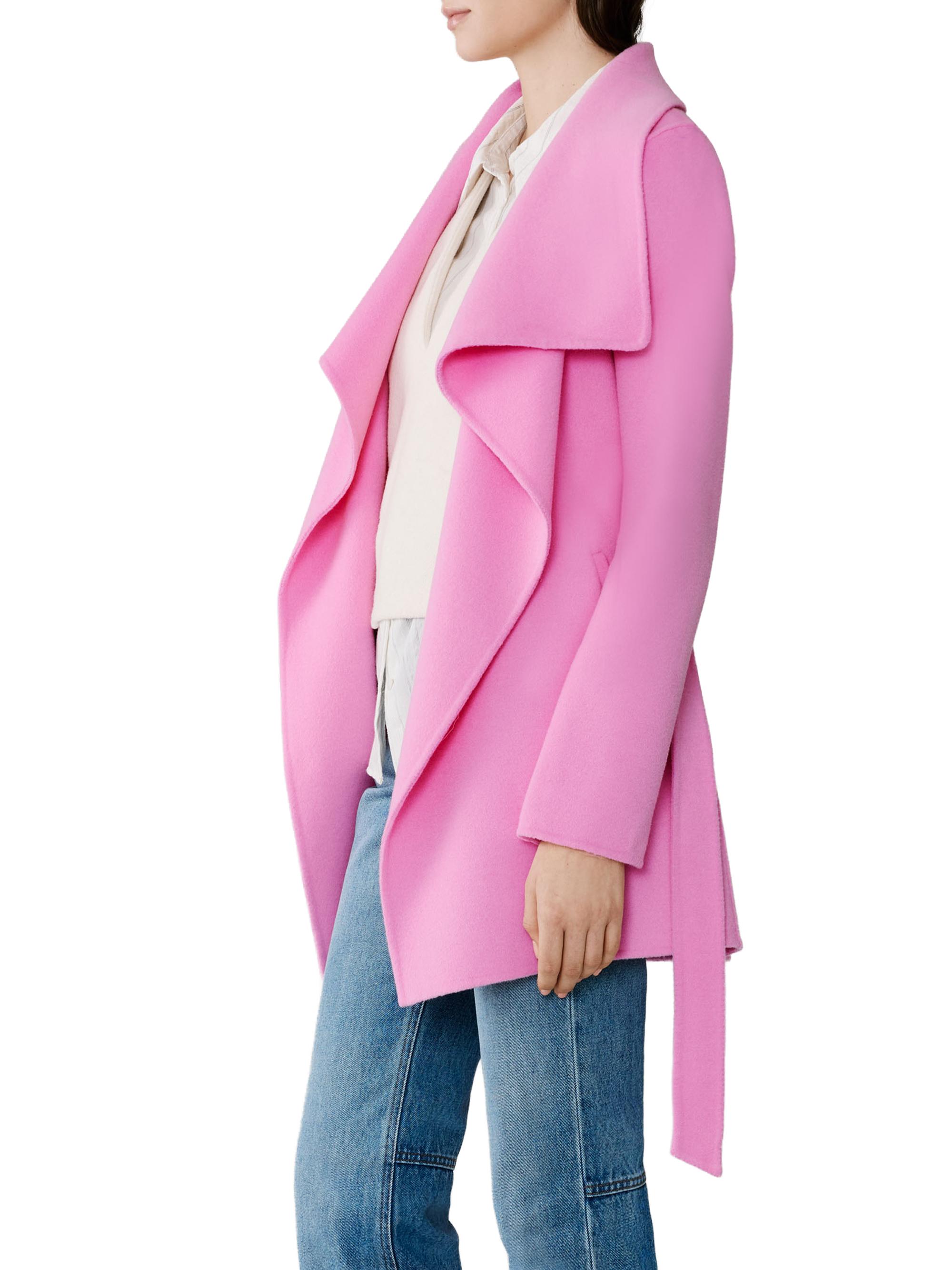 Soia & Kyo Bridgette Relaxed-Fit Wool-Blend Wrap Coat | Saks Fifth