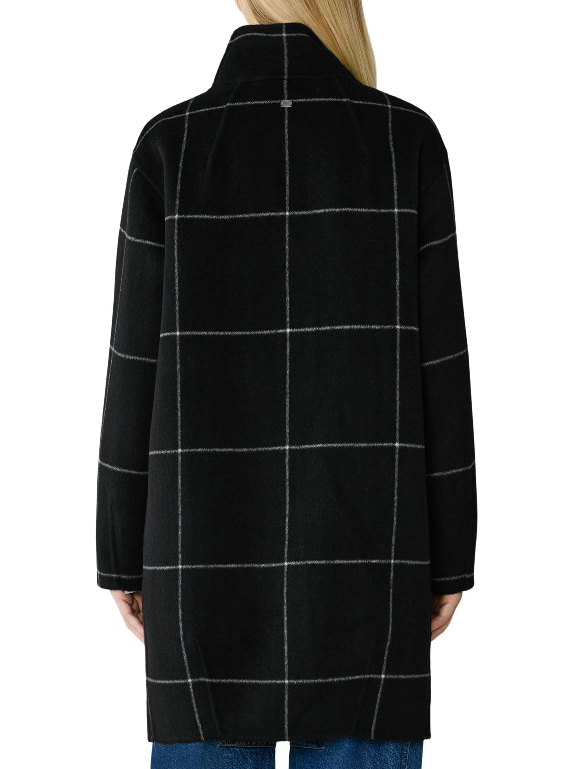 Soia & Kyo Jackie Grid Wool-Blend Coat | Saks Fifth Avenue