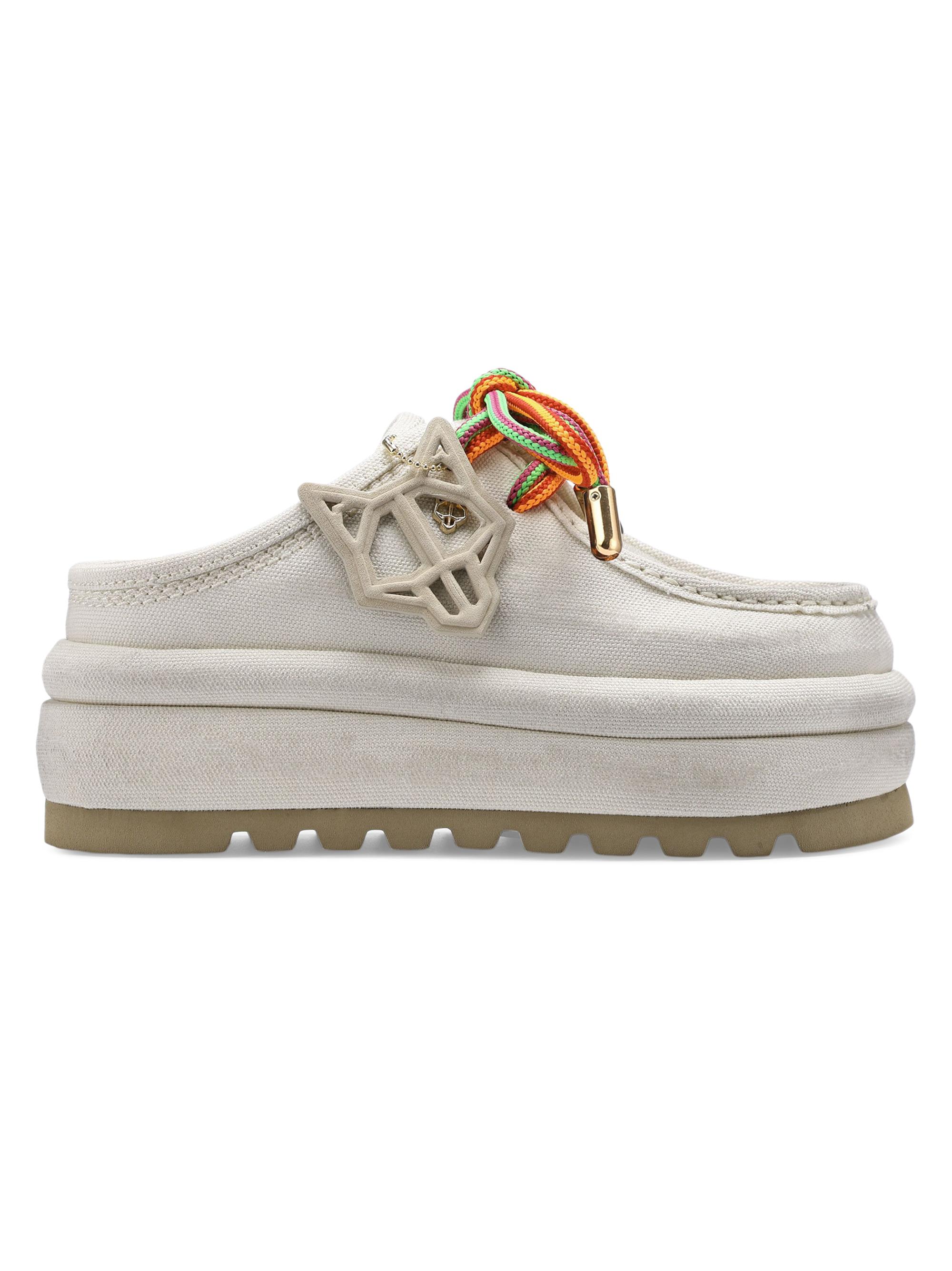 Naked Wolfe Women's Blizzard Canvas Slip-Ons - Natural Canvas