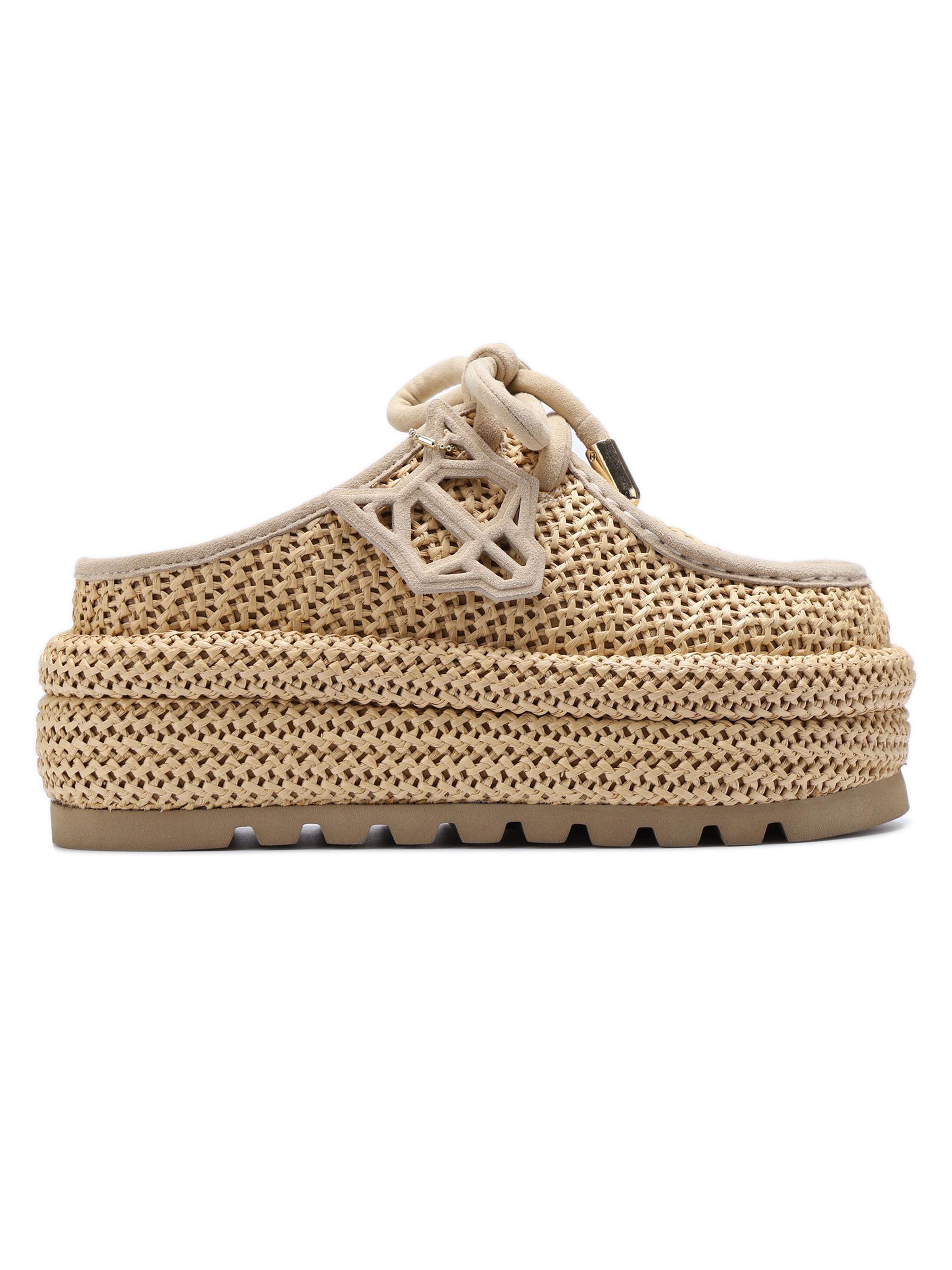 Naked Wolfe Blizzard Rafia Slip-Ons | Saks Fifth Avenue