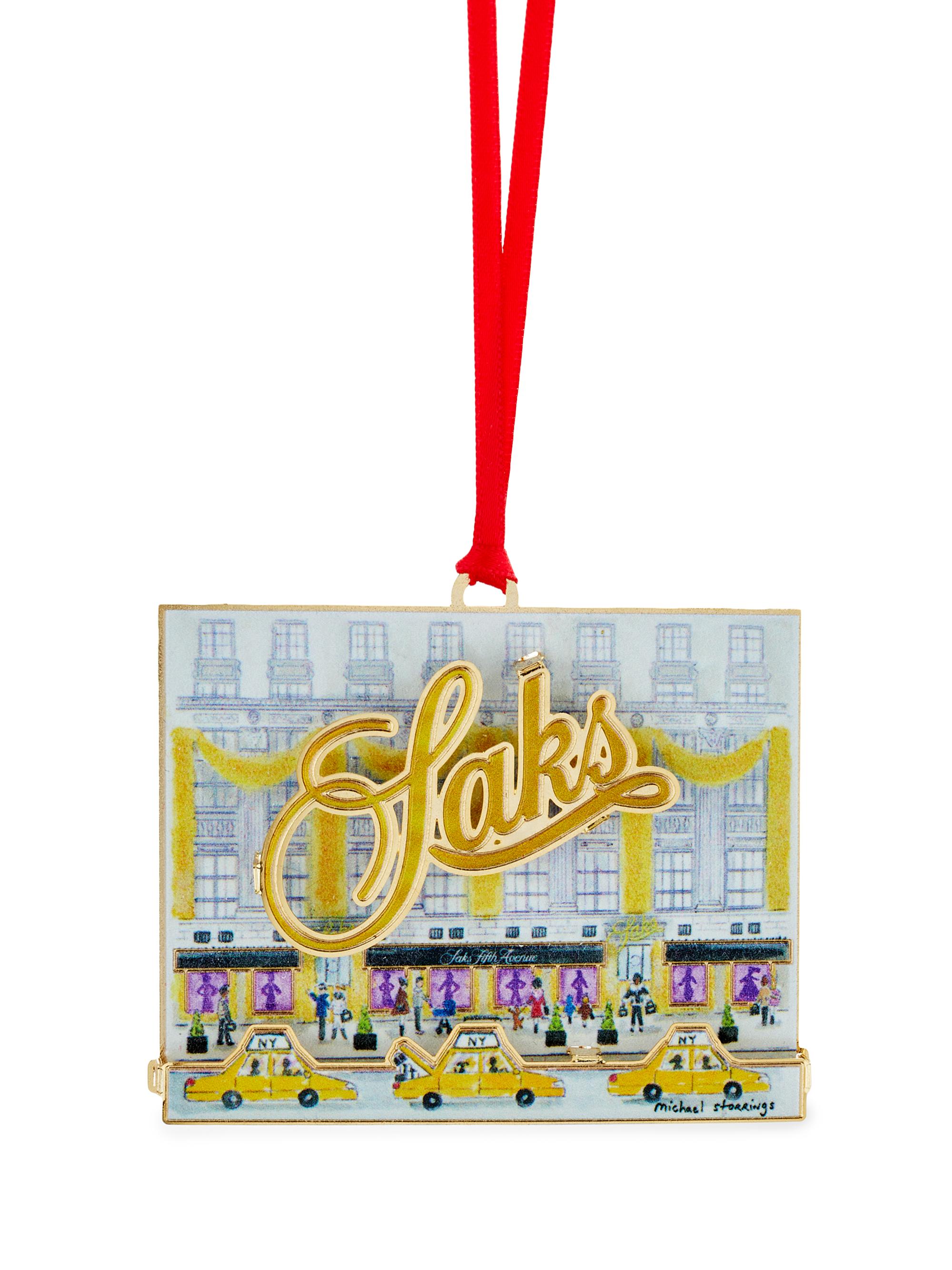 Michael Storrings 24K Goldplated Storefront Ornament