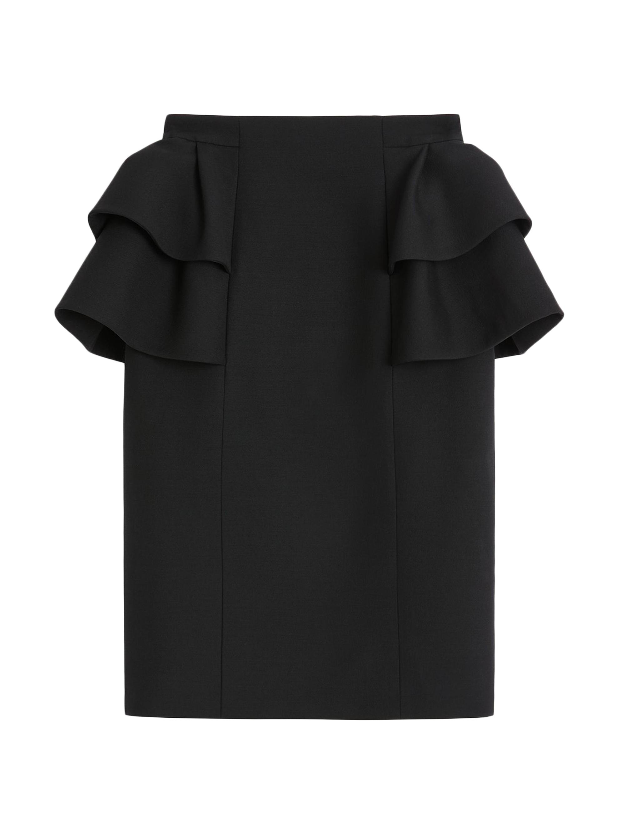 Valentino Garavani Women's Crepe Couture Midi Skirt - Black