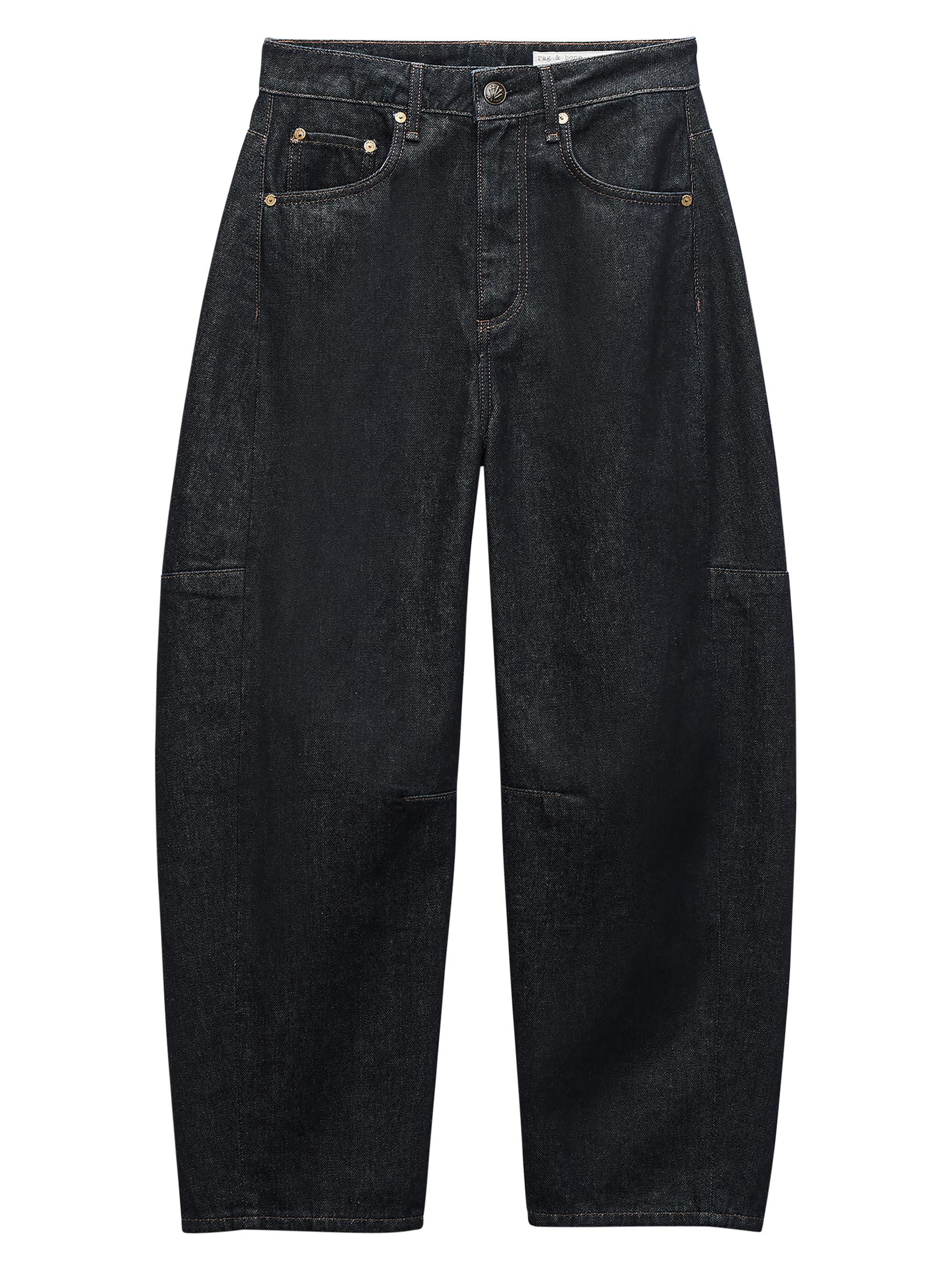 rag & bone Women's Charlie High-Rise Ankle Barrel-Leg Jeans - Twilight Rinse