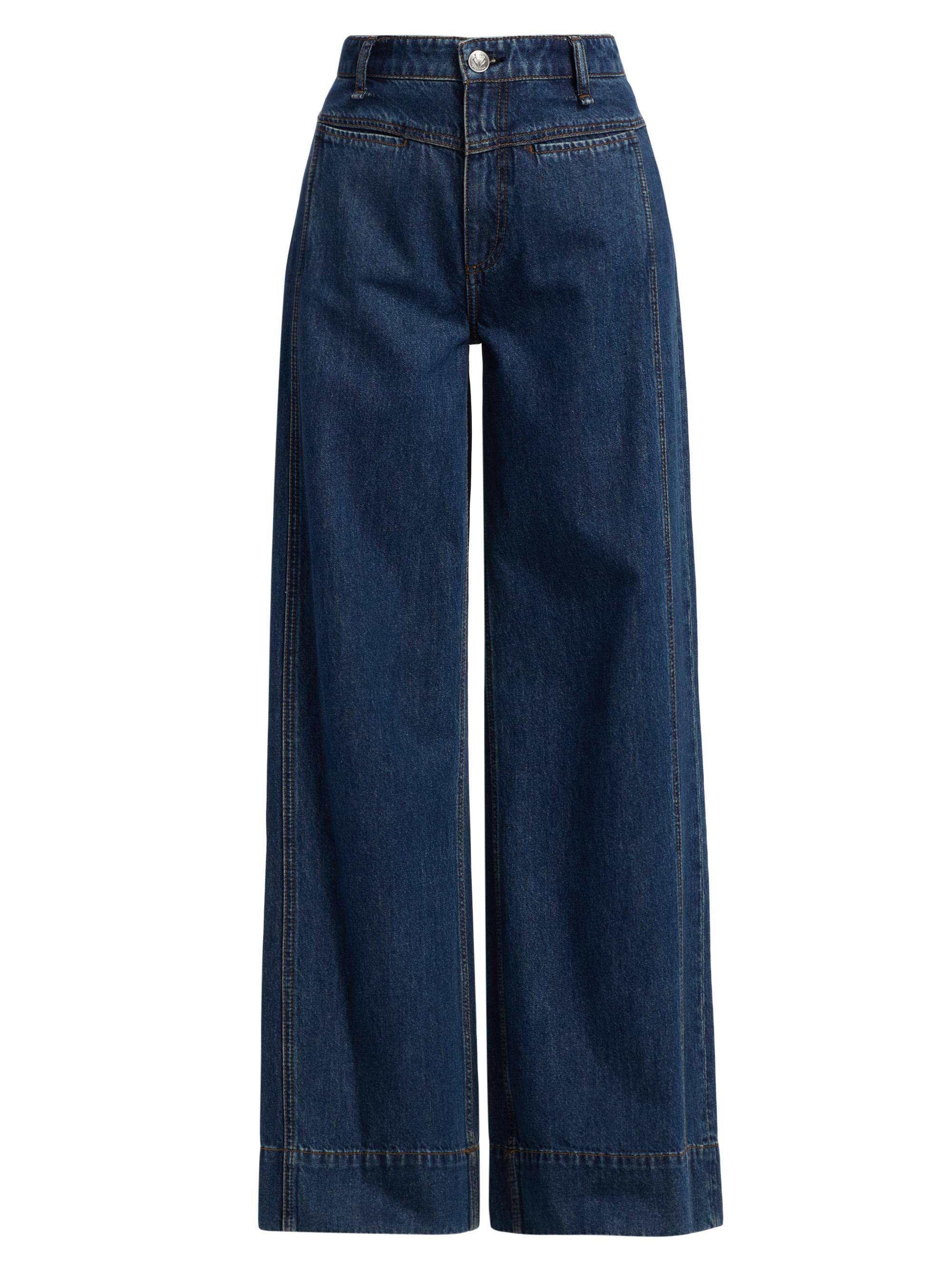 Cary’s Denim Reformation Cary Studded High-Rise Slouchy Jeans | Saks Fifth Avenue