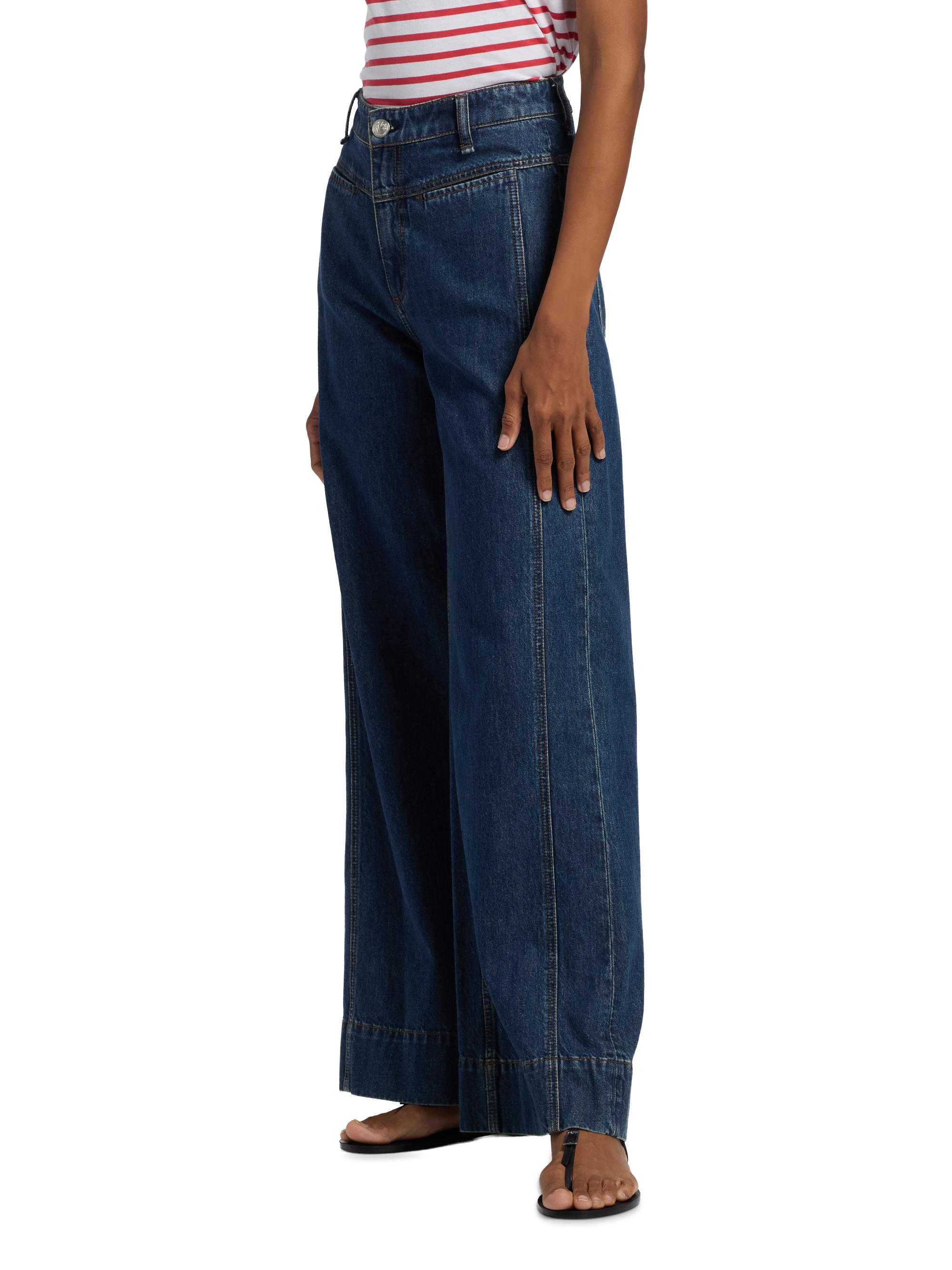 Selah Tailored Wide-Leg Jeans