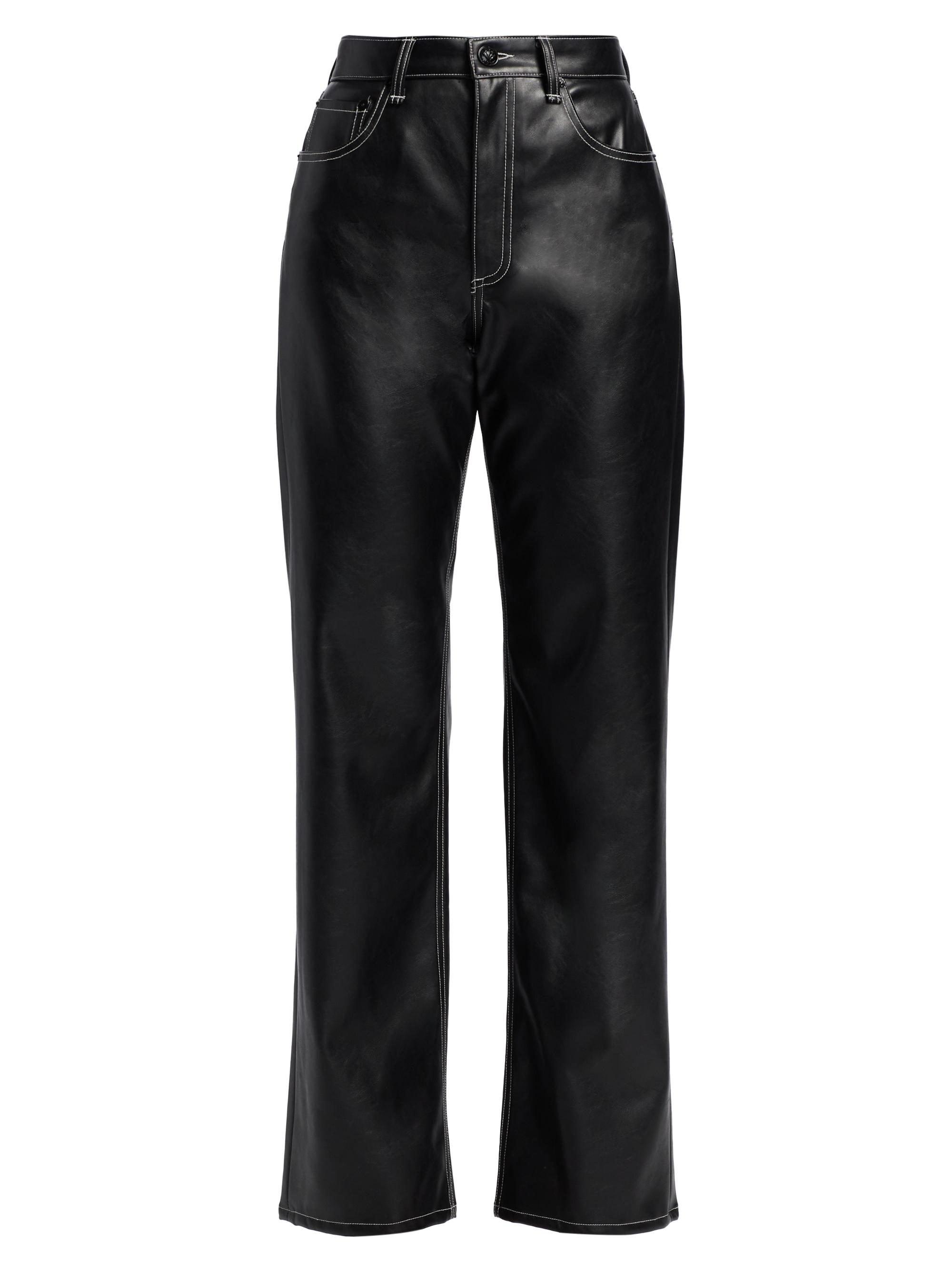 Alice + Olivia Ming Pleated Faux Leather Pants | Saks Fifth Avenue