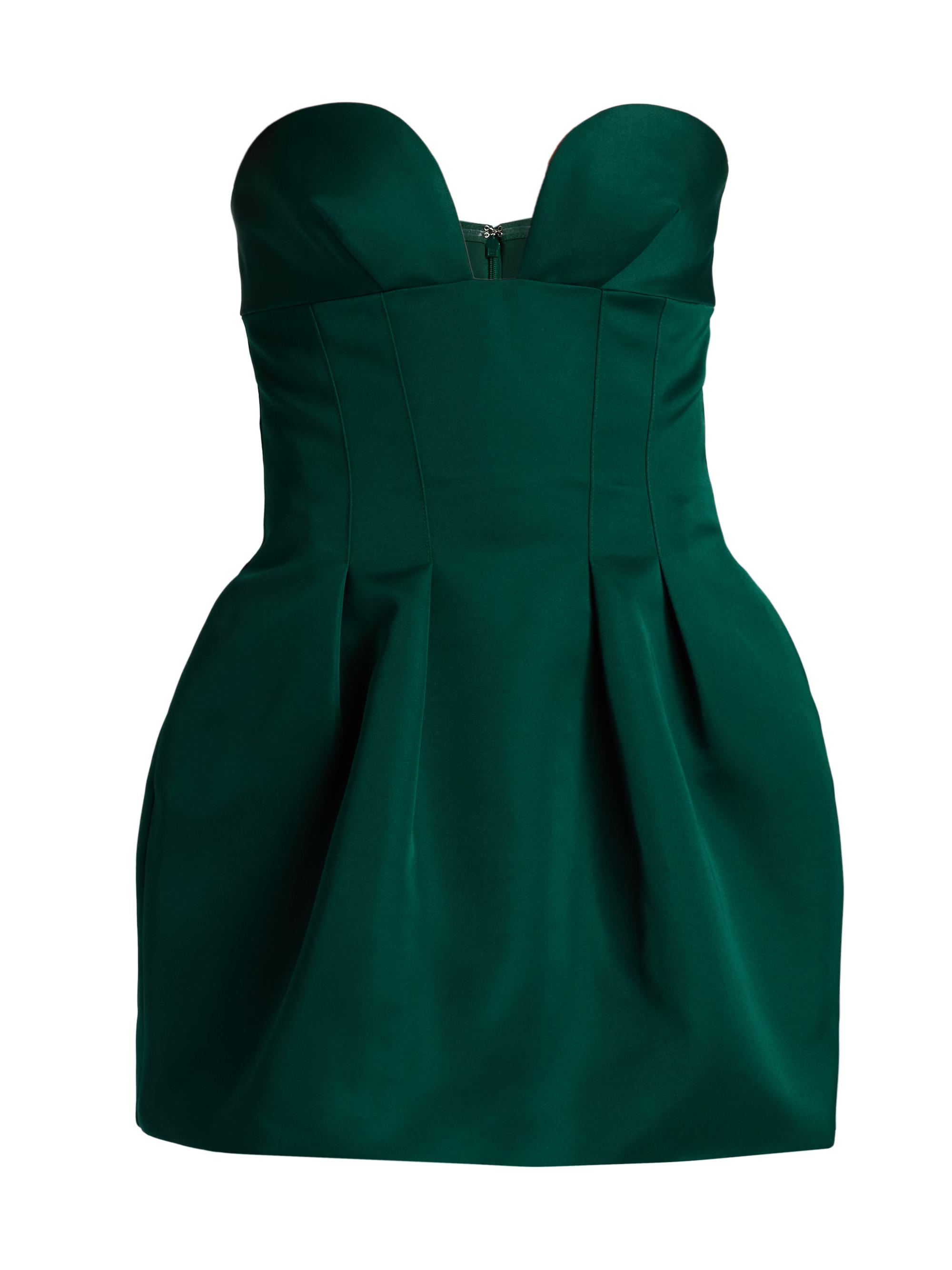 BCBGMAXAZRIA Women's Strapless Bubble Minidress - Botanical Garden