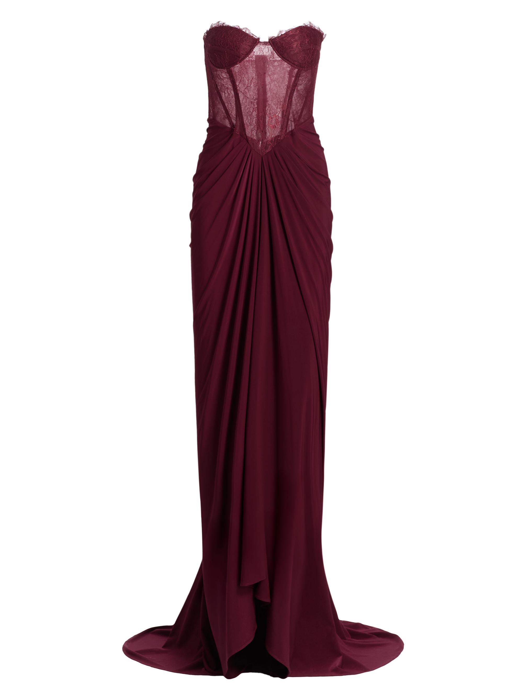 BCBG MAXAZRIA 赤 ロングドレス 2 TA2008 BCBG MAXAZRIA 赤 ロングドレス 2 TA2008