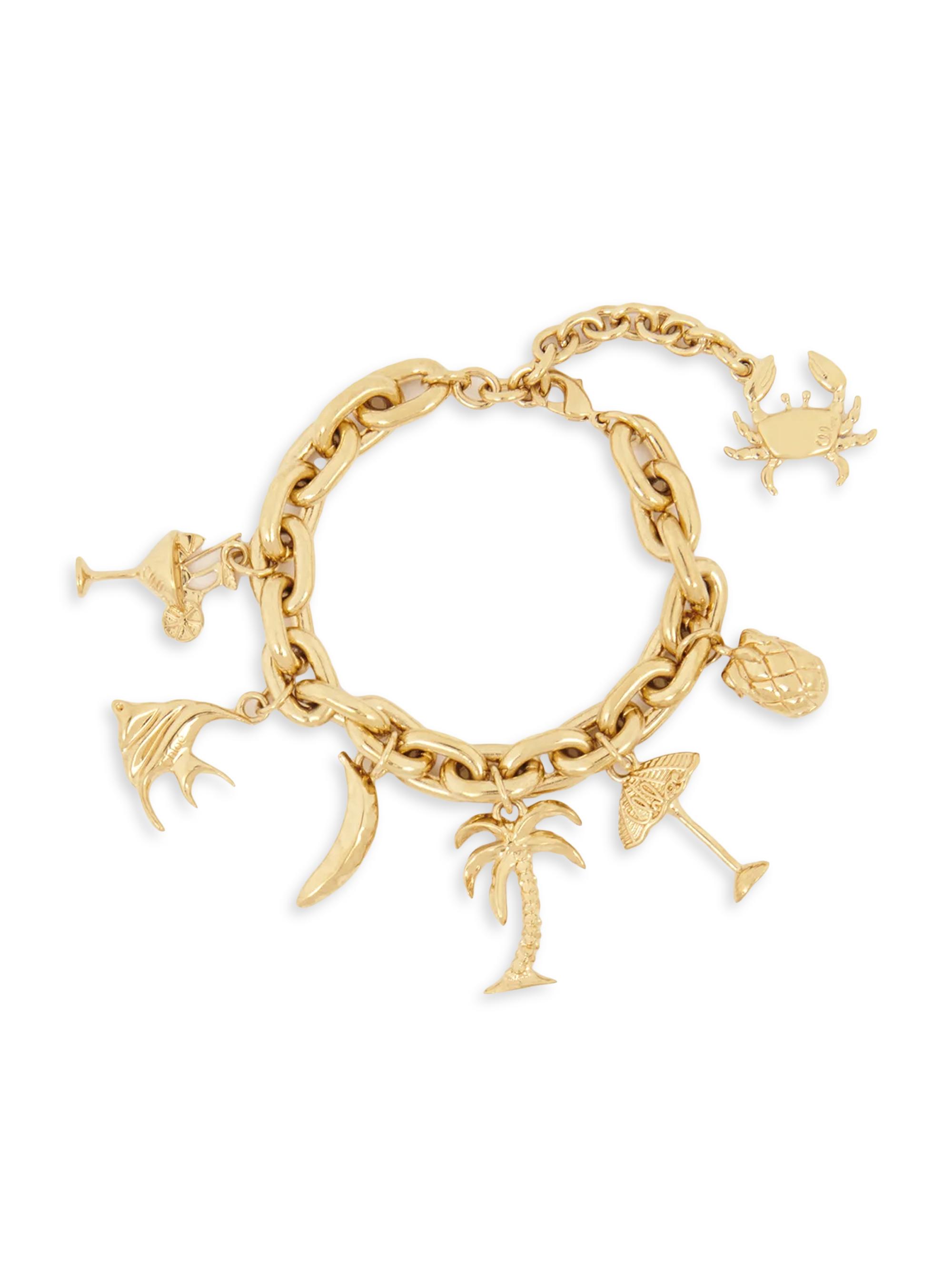 Chloé Women's Goldtone Charm Bracelet - Vintage Gold
