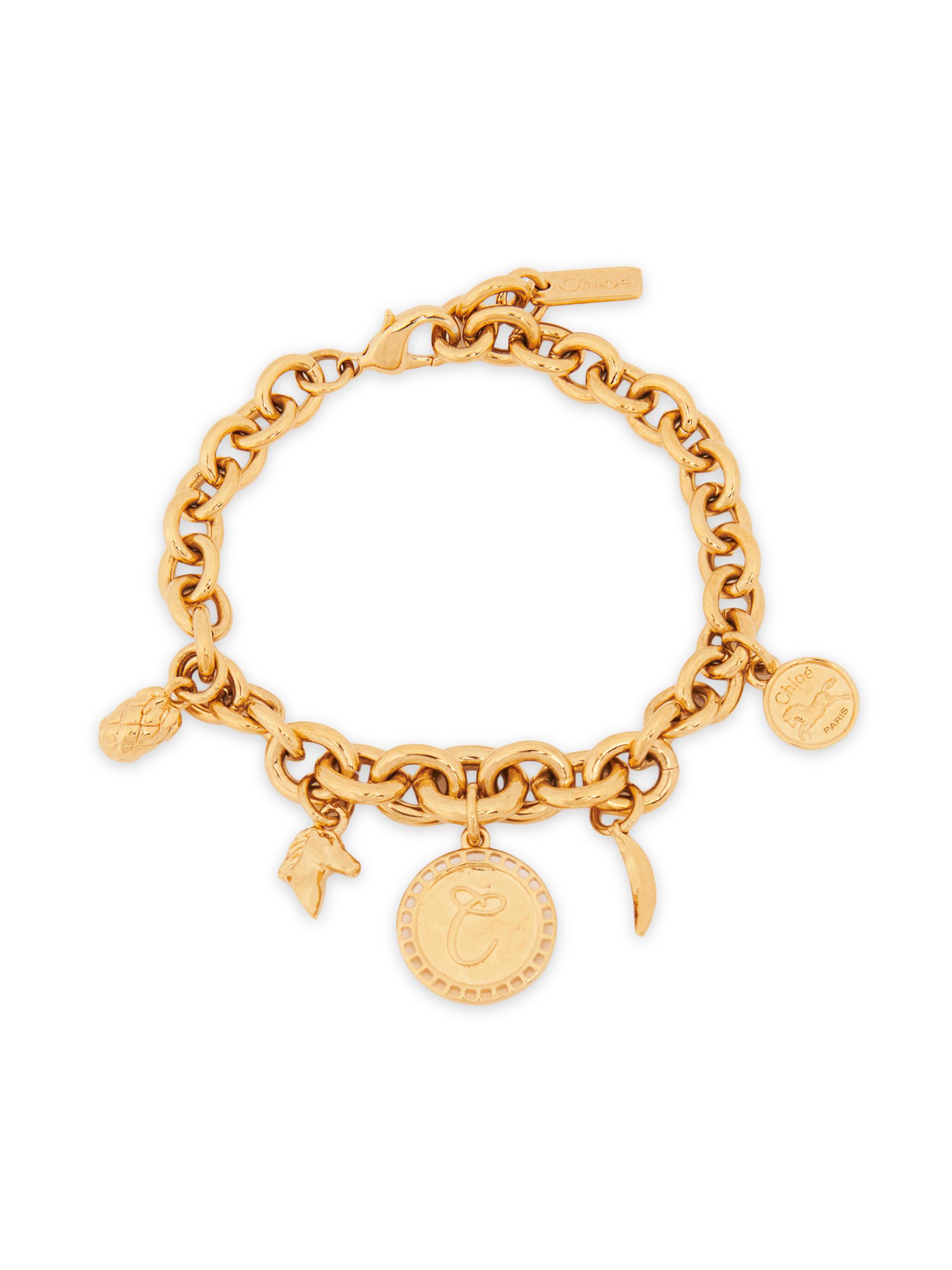 Chloé Women's Charms Goldtone Bracelet - Vintage Gold