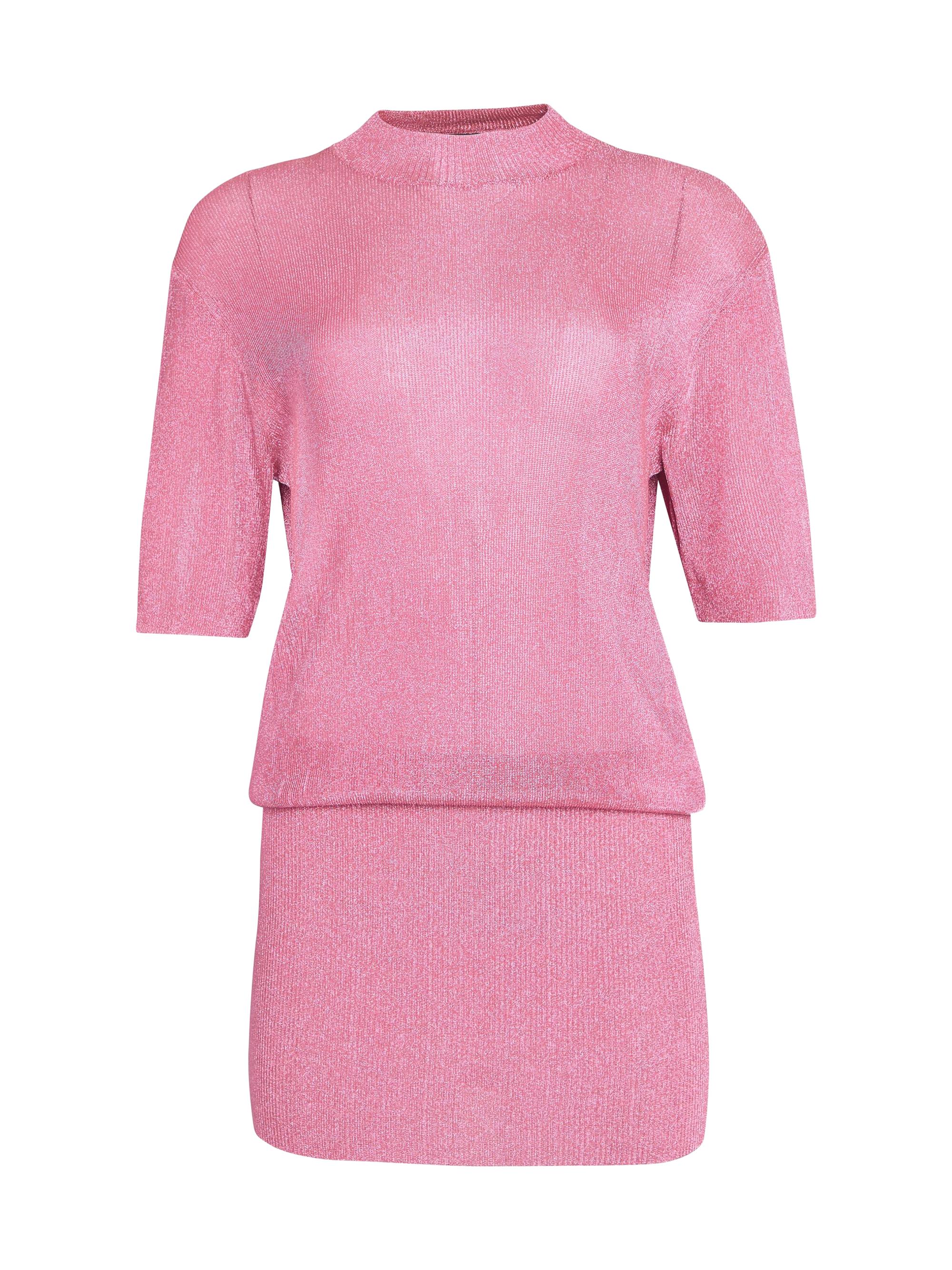 Ser.o.ya Women's Rae Metallic Mini Dress - Bubblegum Pink