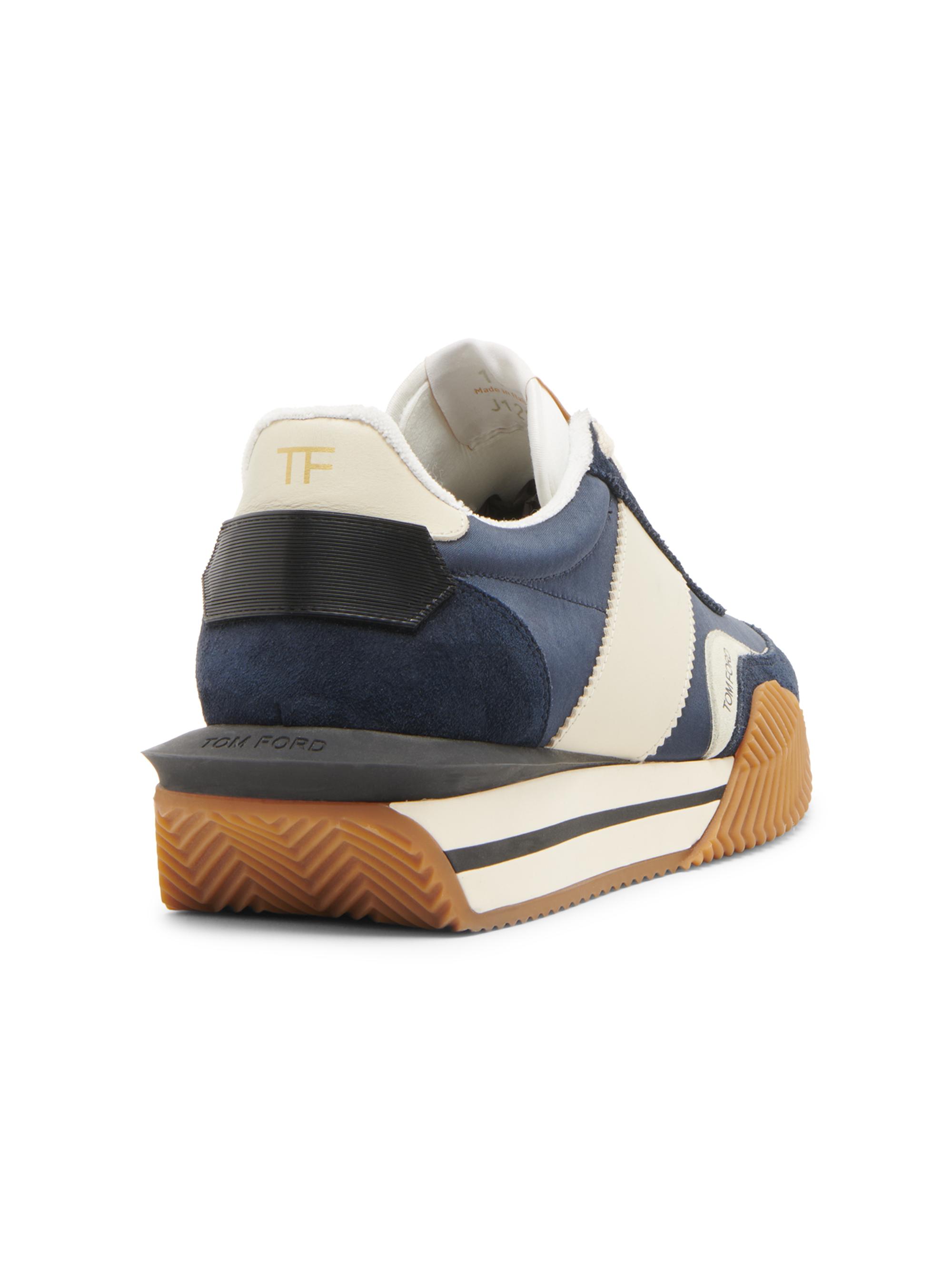Tom Ford Grey Blue Nylon Suede Low Top Runners Sneakers Italy Men\'s Size 8.5 Tom Ford | Shoes | Tom Ford Greyblue Nylon Suede Runners  main image 2