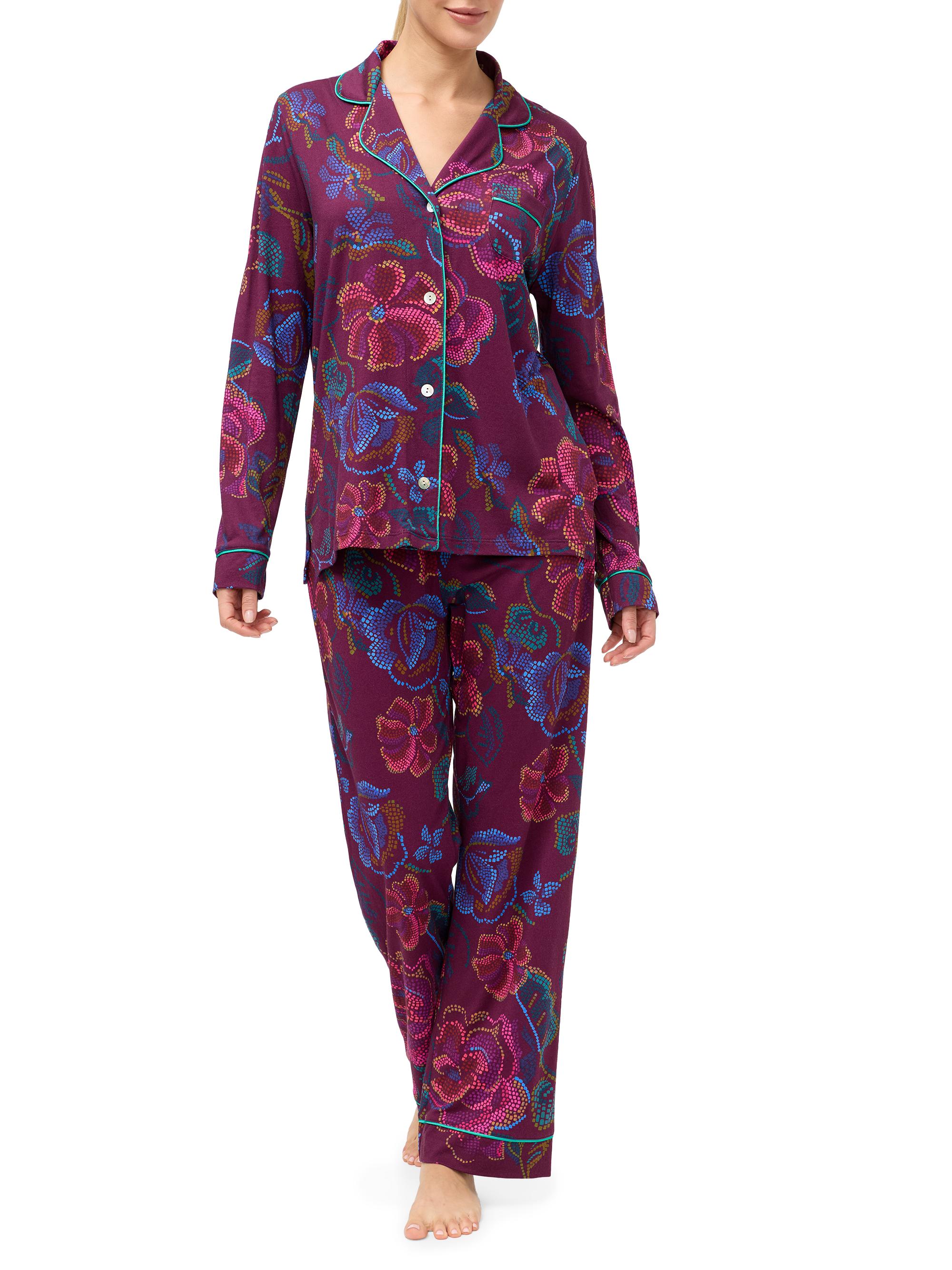 Johnny Was Women's Carly Floral-Print Cotton-Blend Pajamas - Aphaia