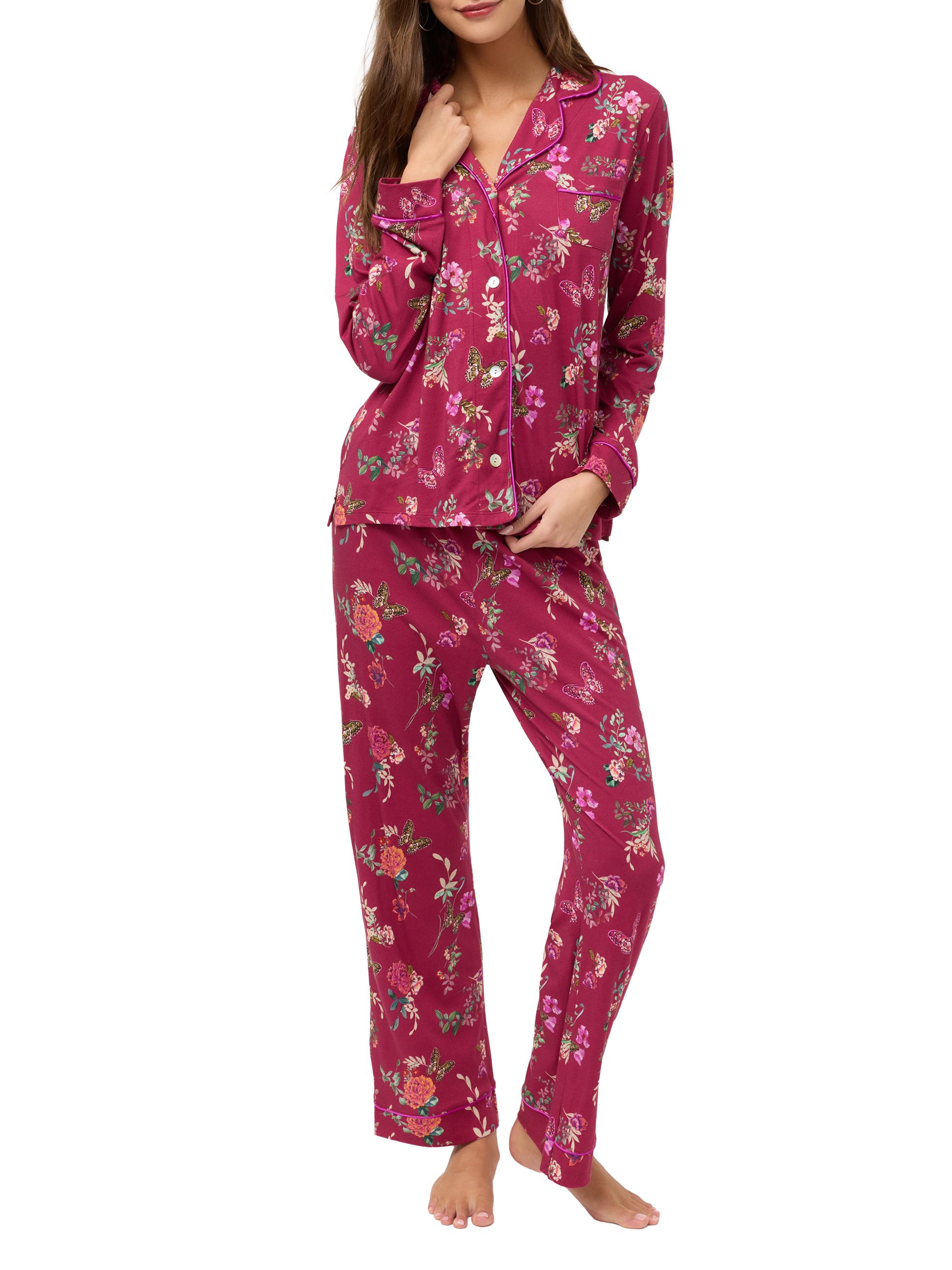 Johnny Was Women's Carly Floral Cotton-Blend Pajamas - Karie