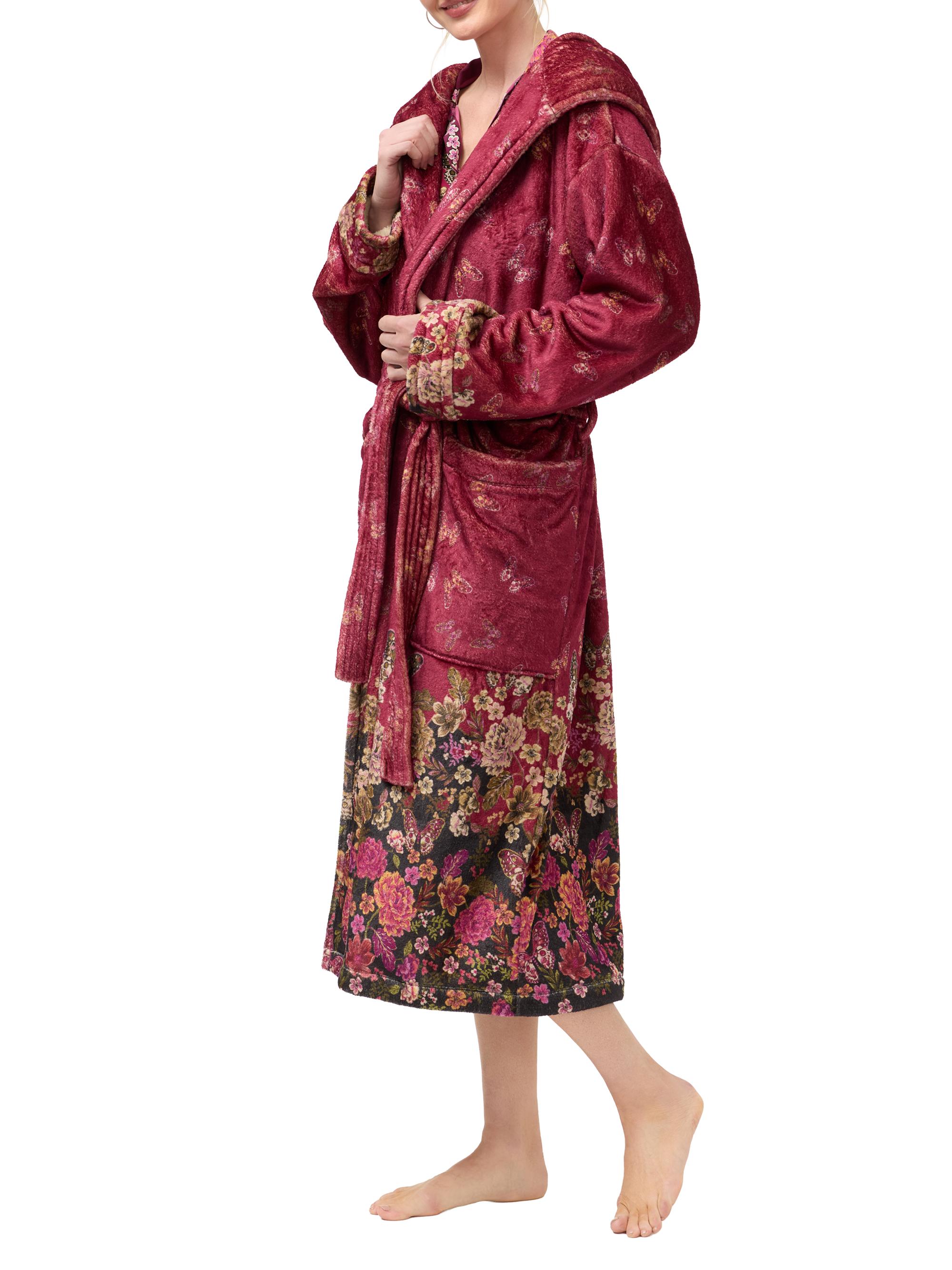 Johnny Was Women's Karie Cozy Hooded Robe - Karie