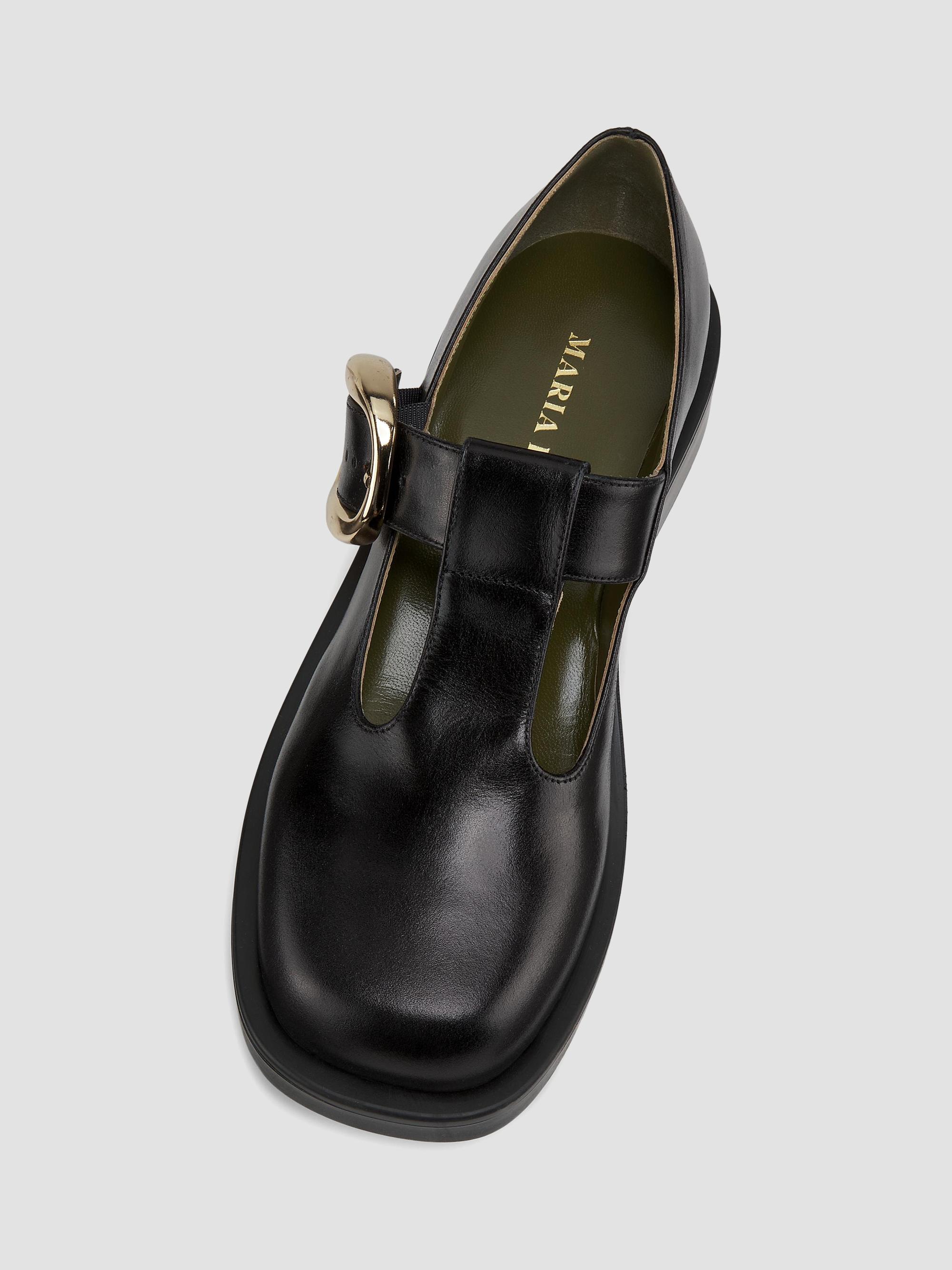 Deuxieme Classe MARIA LUCA レザーフラットパンプス Maria Luca Nora Leather Mary Janes | Saks Fifth Avenue