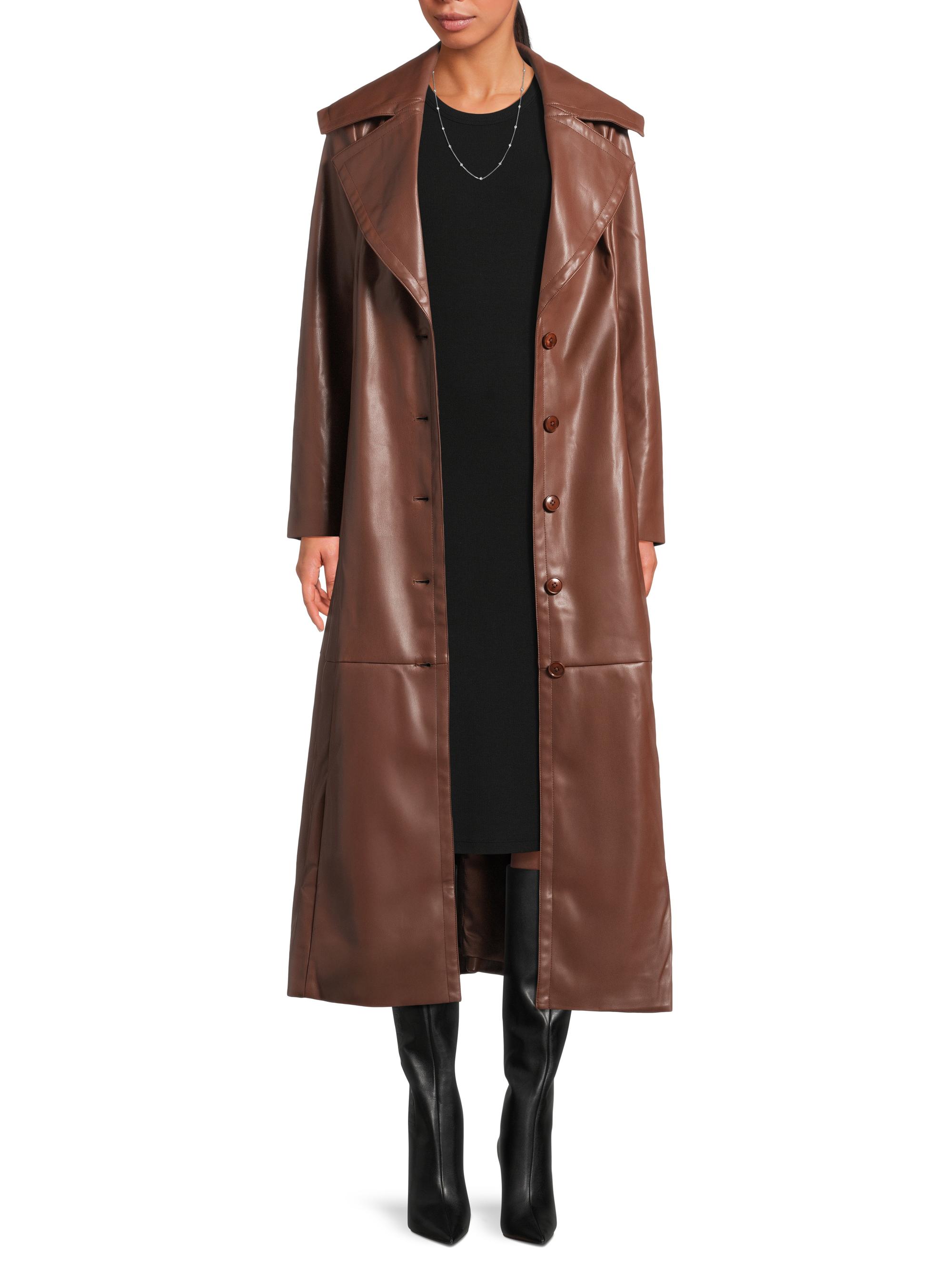 Hutch Reed Faux Leather Belted Coat | Saks Fifth Avenue