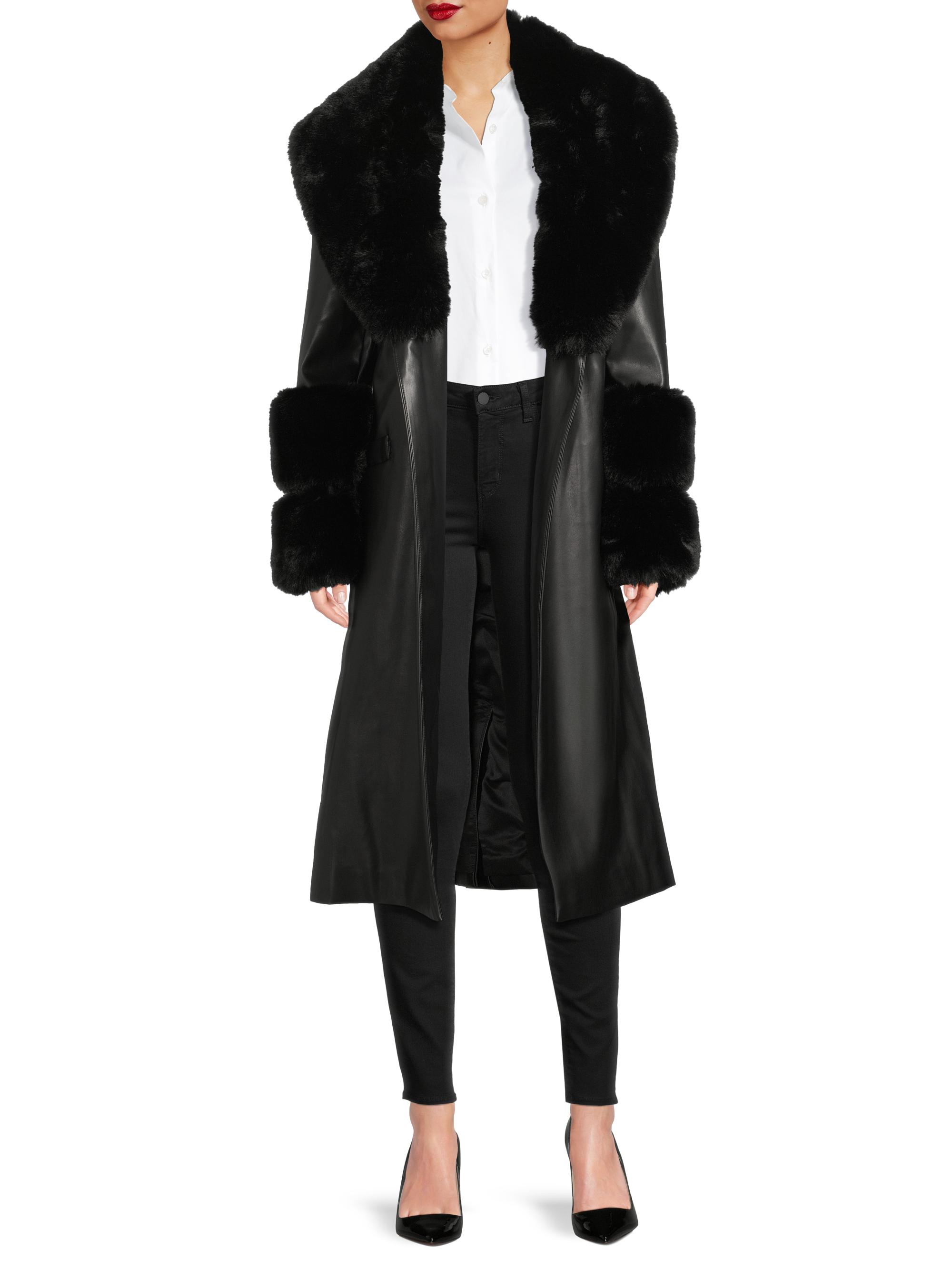 leather mini dress sale Annora Vegan Leather Mini Dress in Black