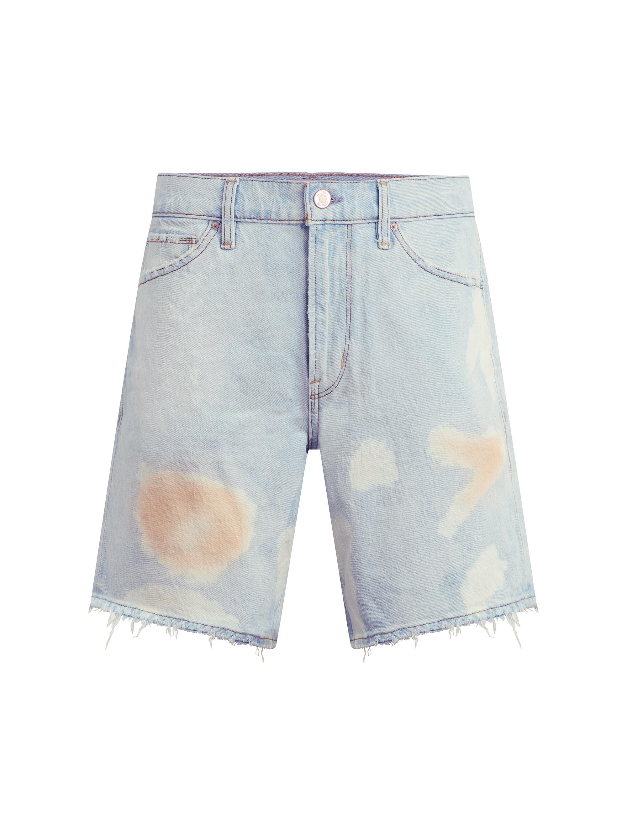 Hudson Jeans Men's Clint Relaxed-Fit Bleached Shorts - Bleached Cloud