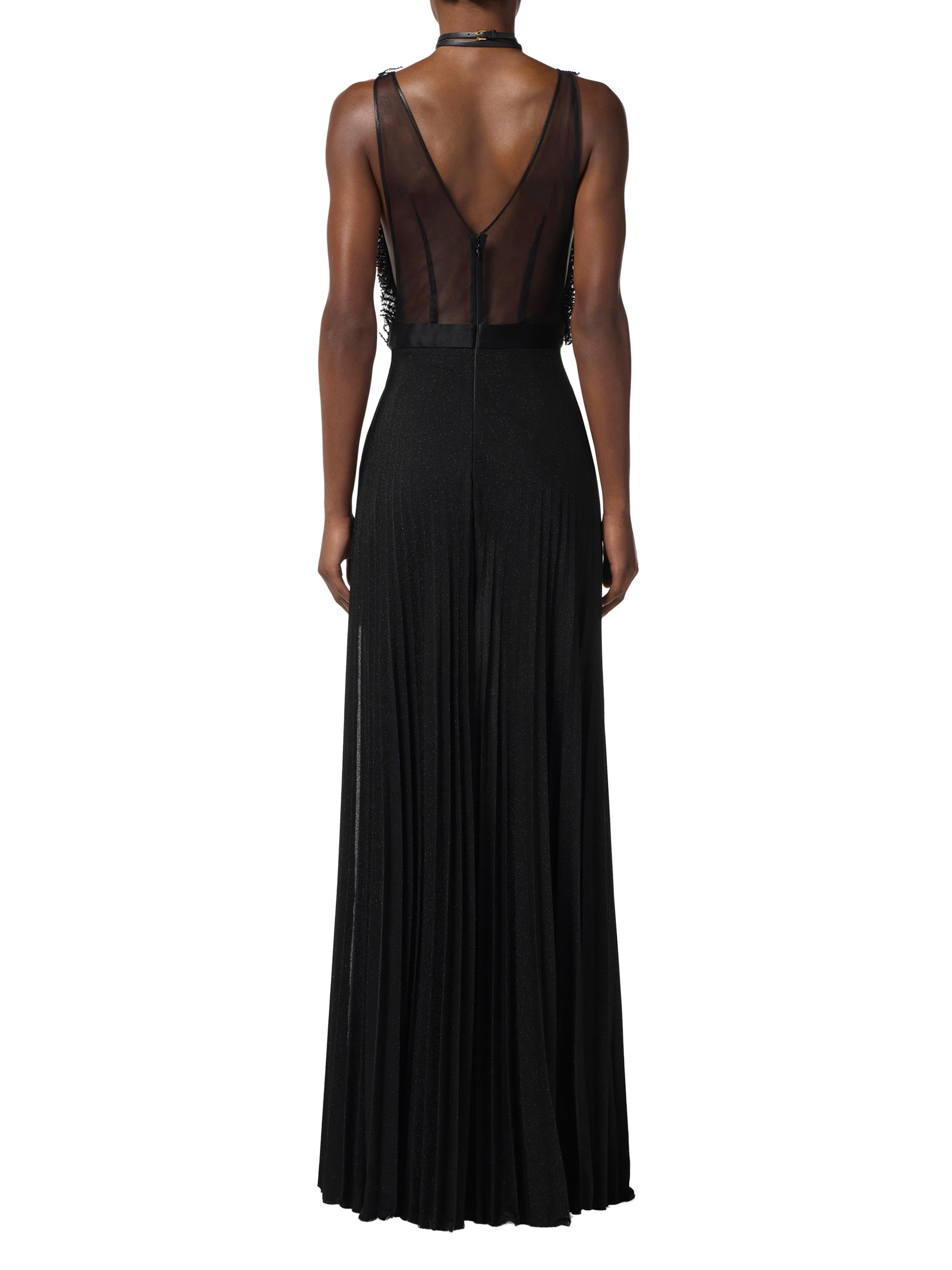 Elisabetta Franchi Ruffled Metallic Tulle Gown | Saks Fifth Avenue